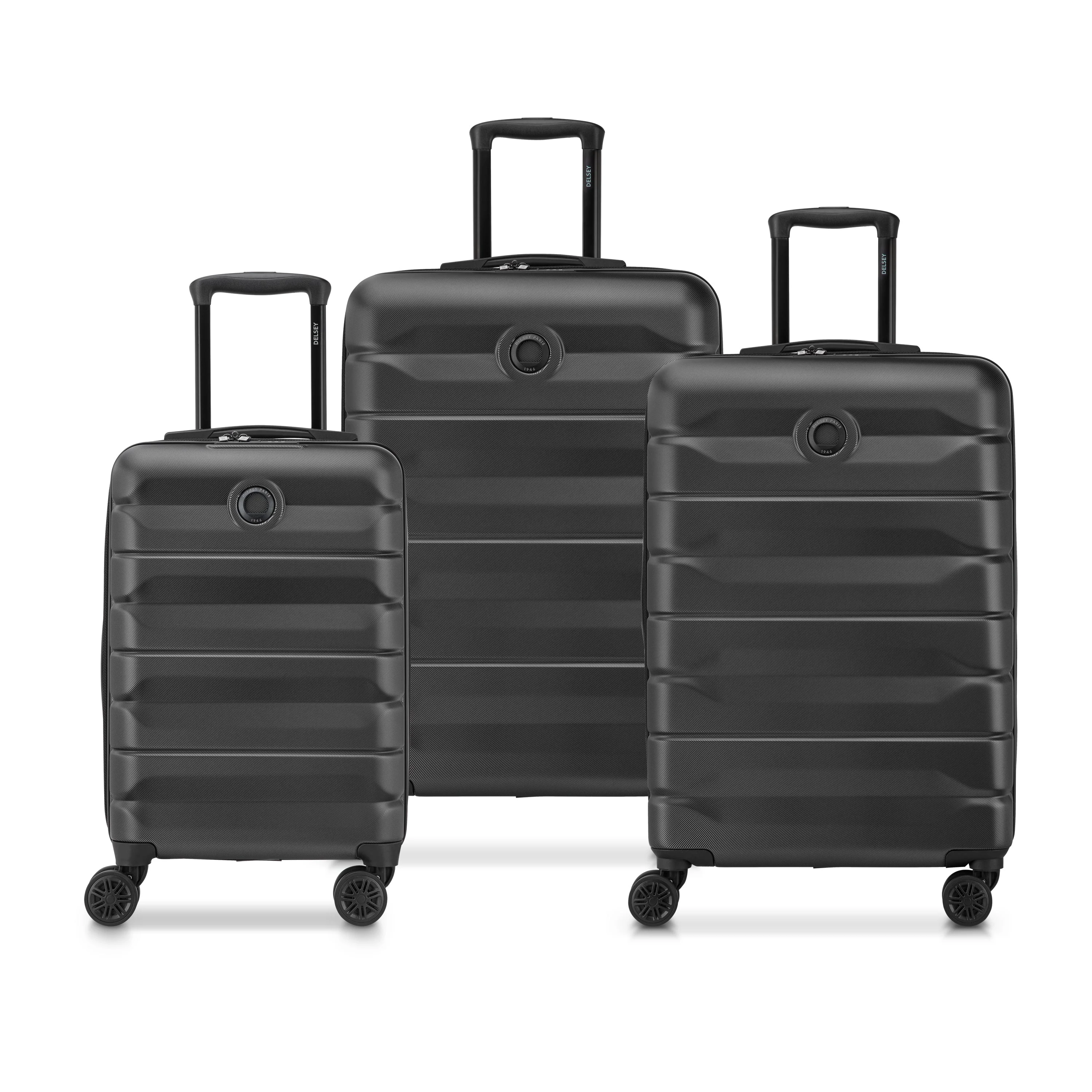 AIR ARMOUR | 3-delige koffer Set ZWART