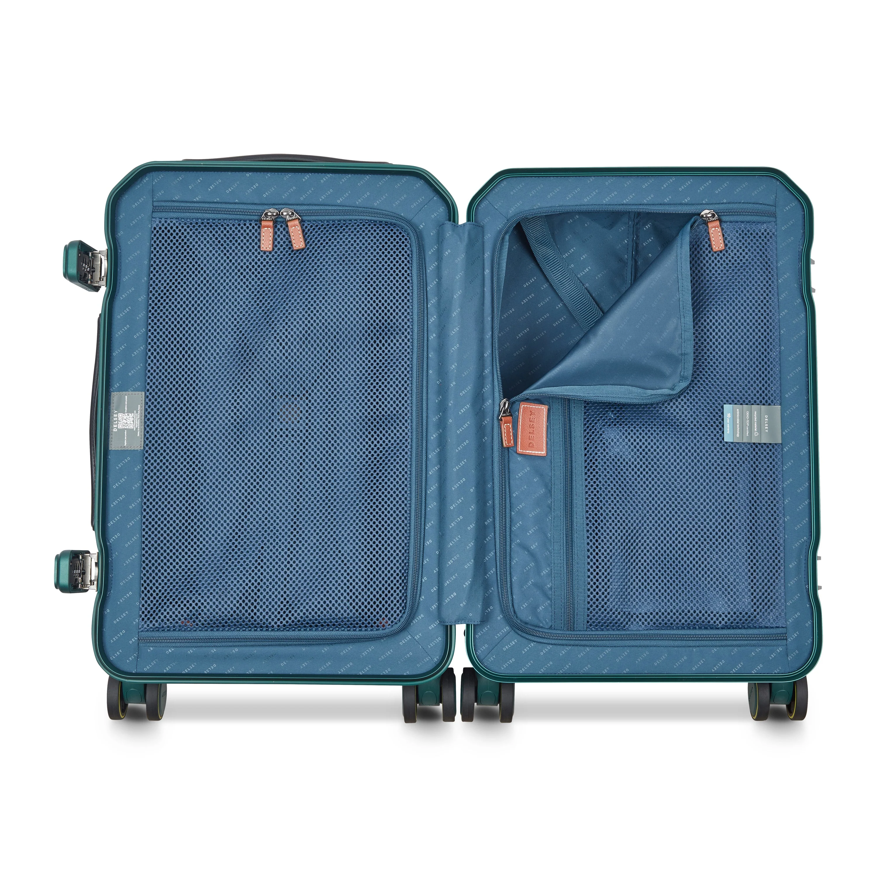 ALU'R | Koffer Cabine 55 CM GROEN