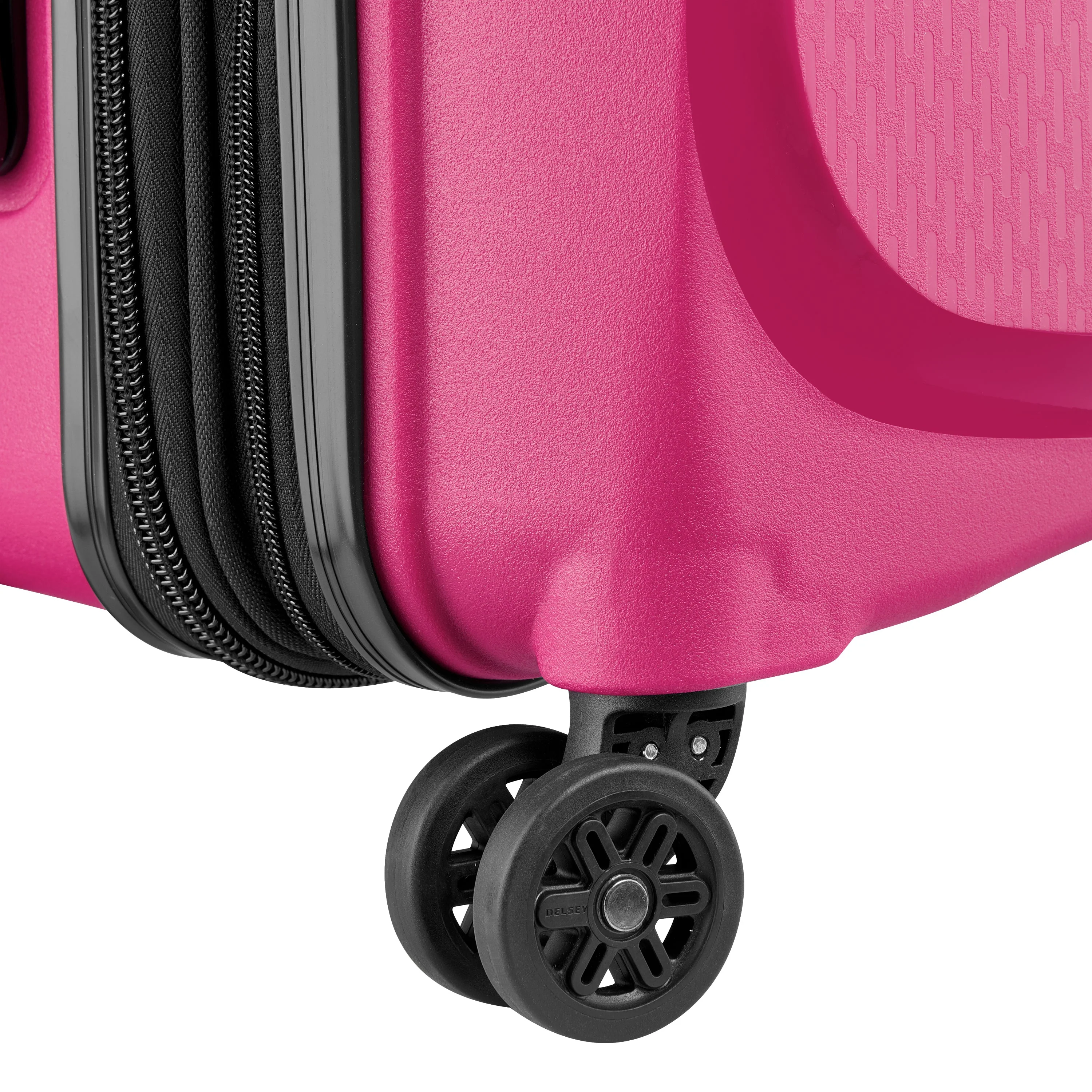 BELMONT PLUS | Cabine Koffer Uitbreidbaar 55 CM FRAMBOZENROOD