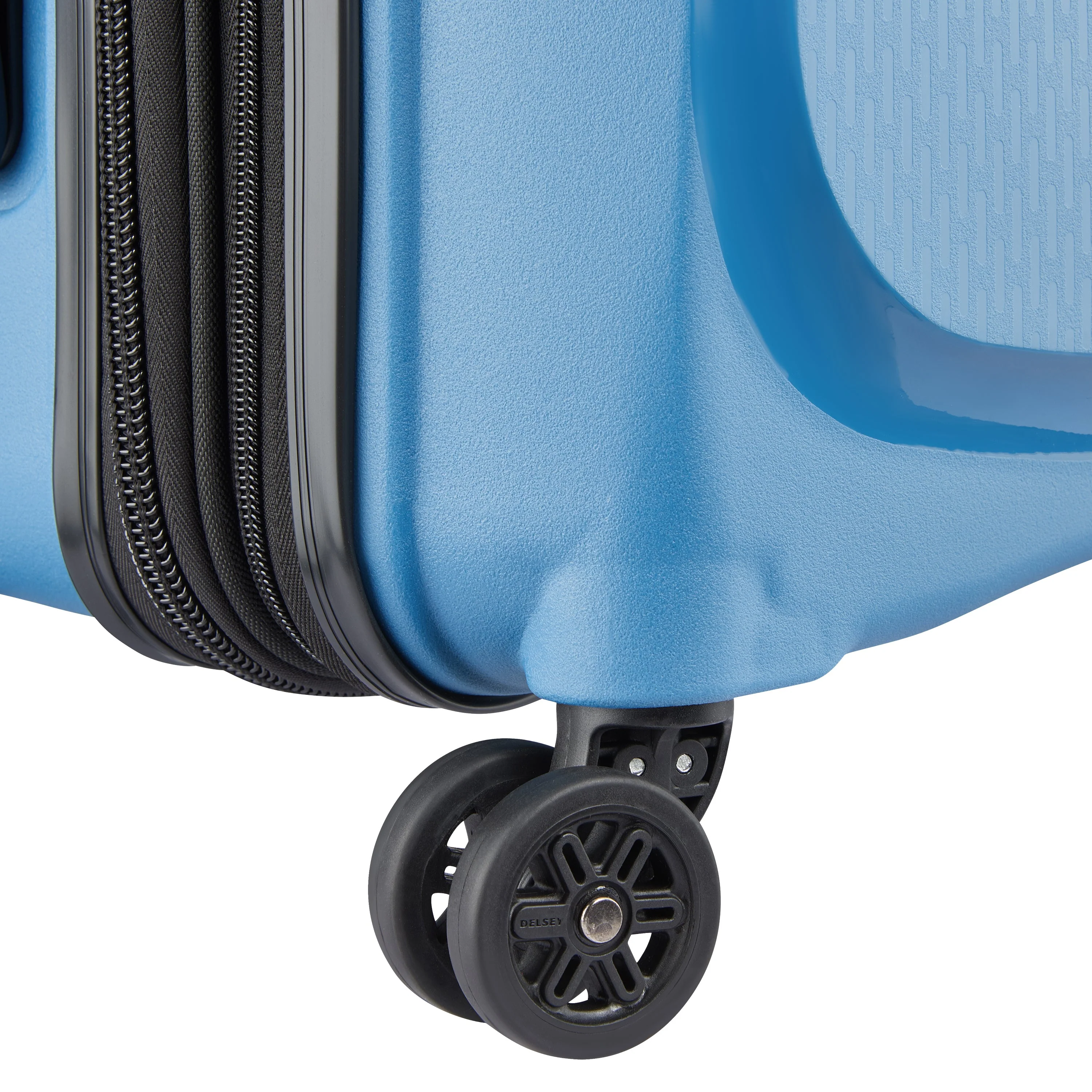 BELMONT PLUS | Cabine Koffer Uitbreidbaar 55 CM ZINK BLAU