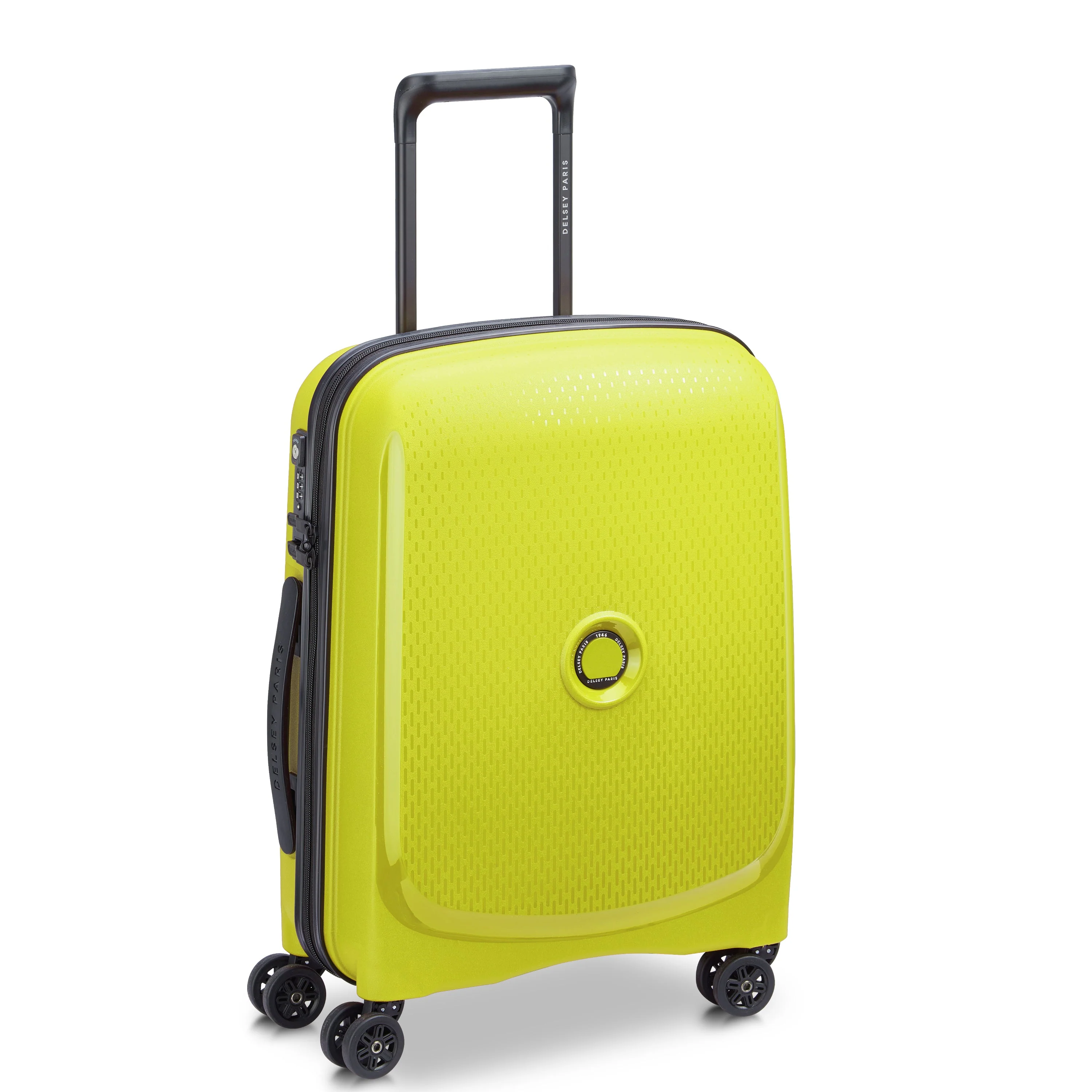 BELMONT PLUS | Cabine Slim Koffer 55 CM GROEN CHARTREUSE