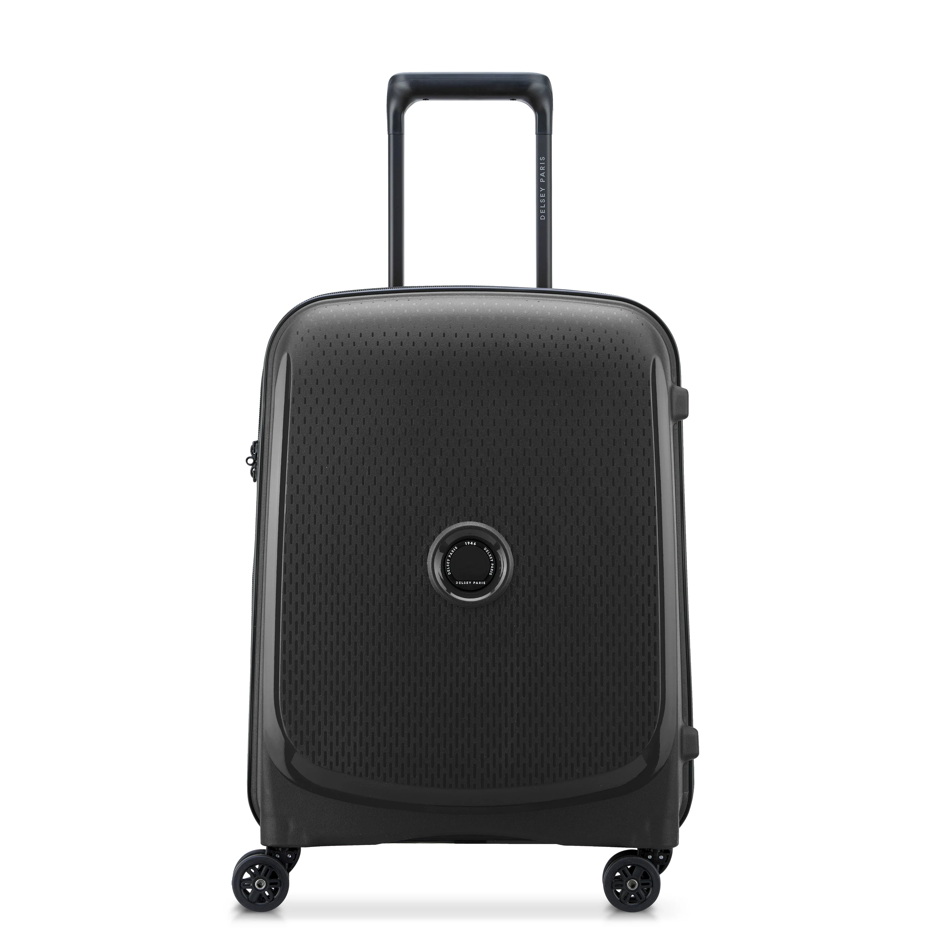 BELMONT PLUS | Cabine Slim Koffer 55 CM ZWART