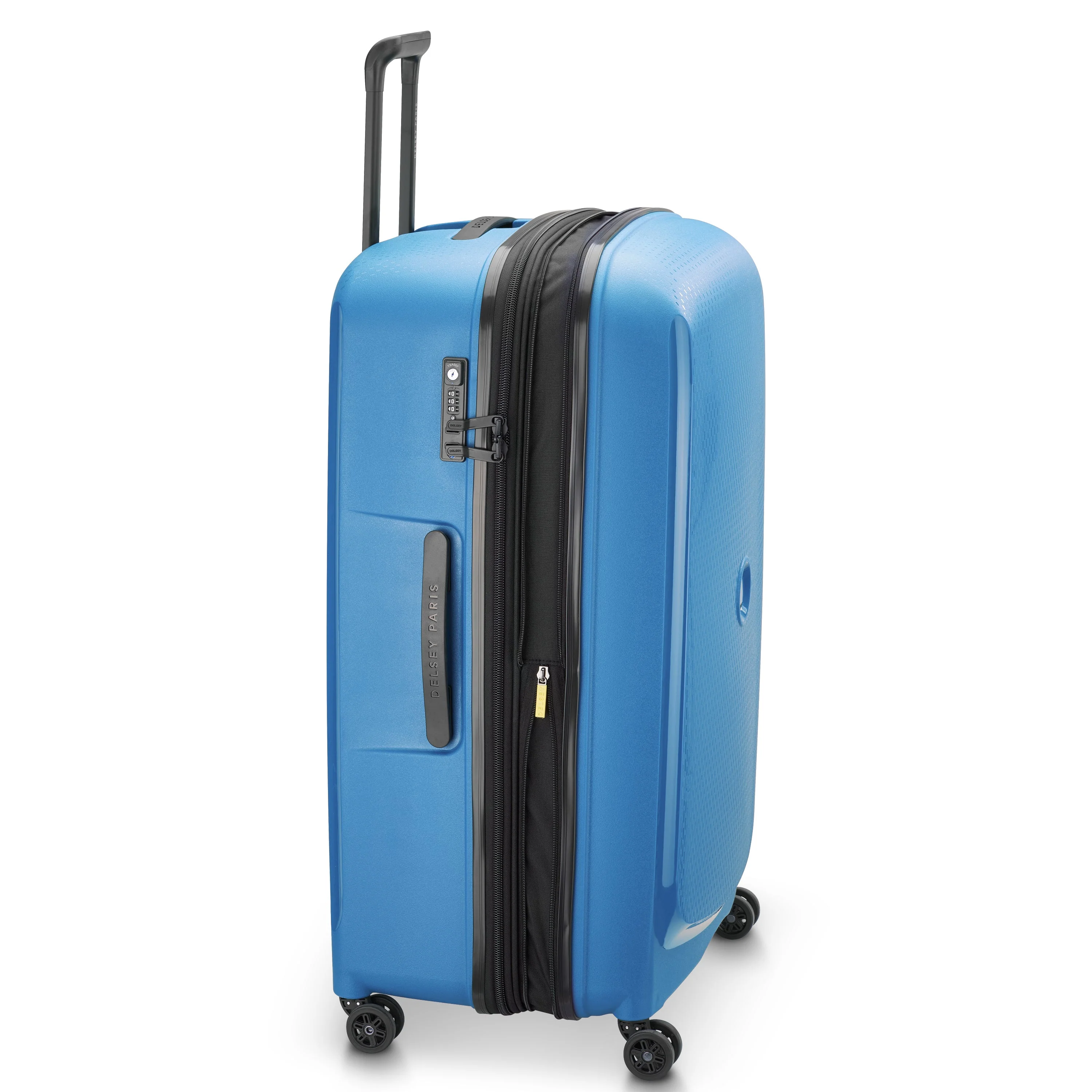 BELMONT PLUS | Check-in Extra Large Koffer Uitbreidbaar 82.5 CM ZINK BLAU