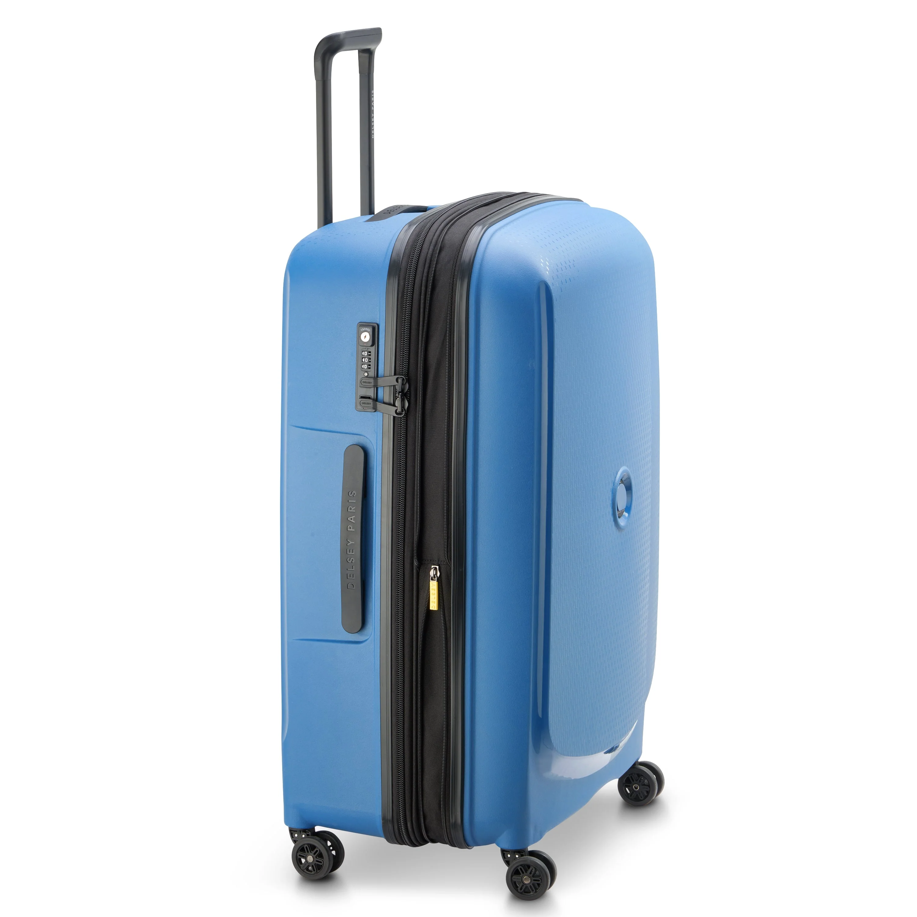 BELMONT PLUS | Check-in Large Koffer Uitbreidbaar 76 CM ZINK BLAU
