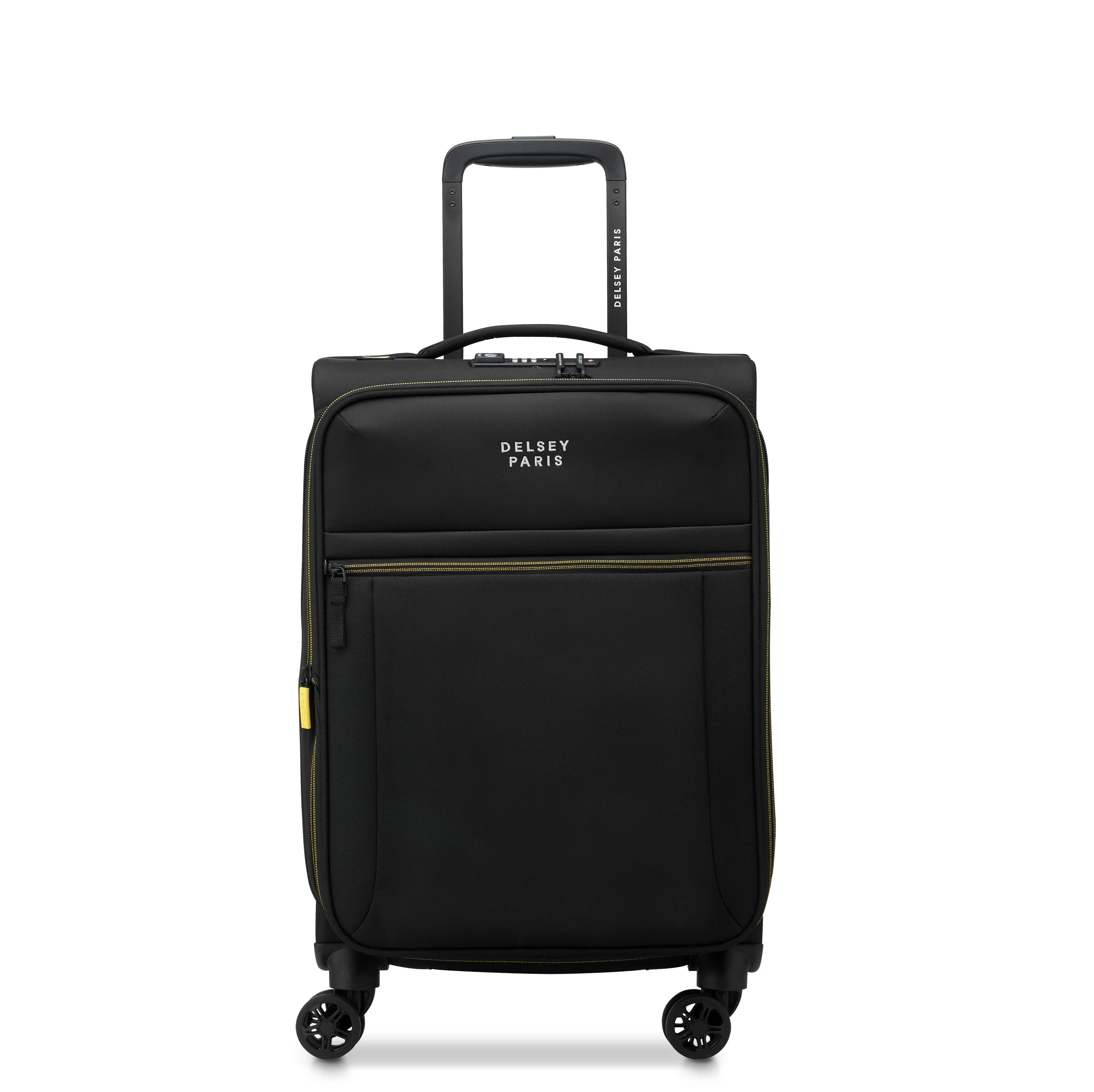BROCHANT 3 | Cabine Koffer Uitbreidbaar 55 CM DEEP BLACK