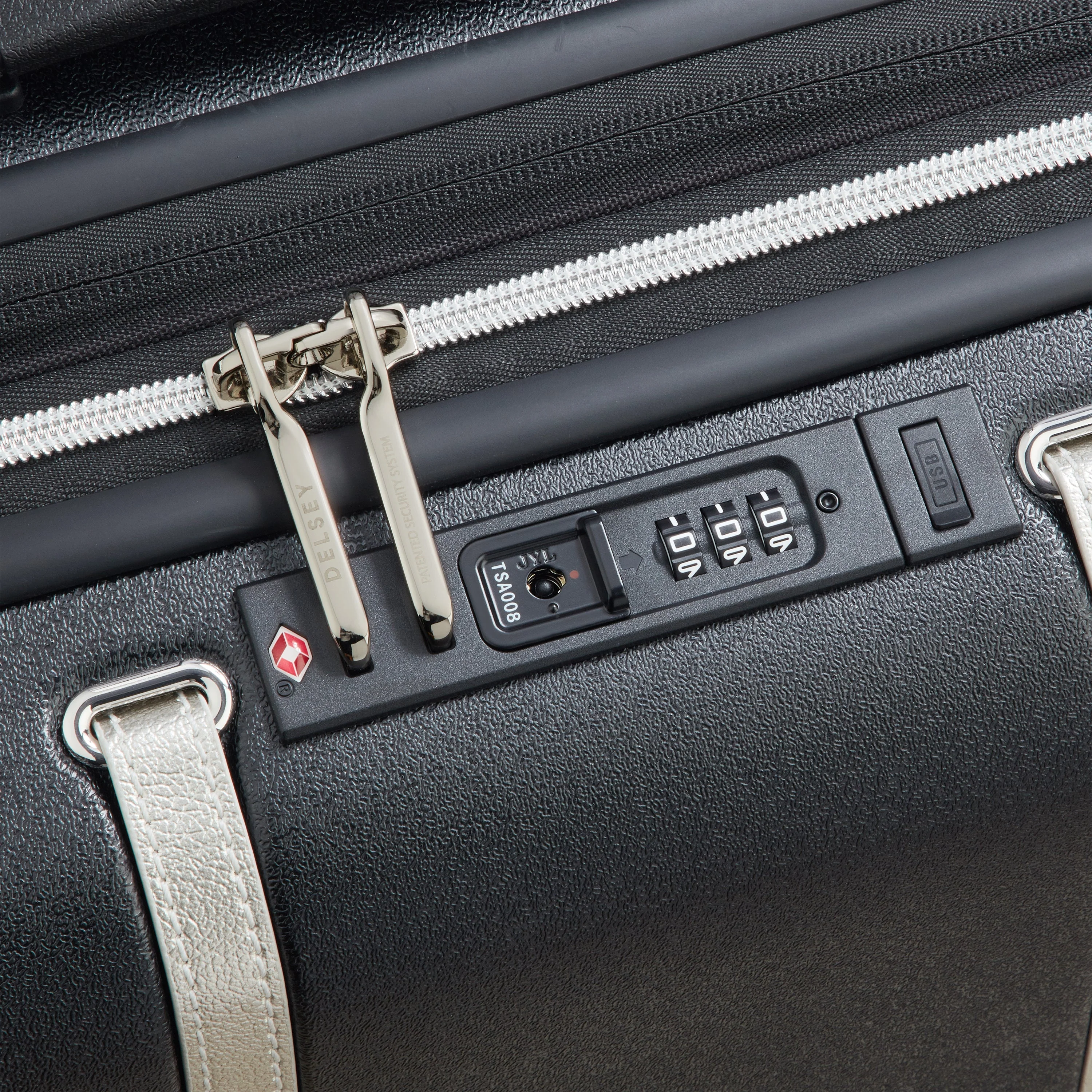 CADENCE | Cabine Koffer Uitbreidbaar 55 CM ZILVER