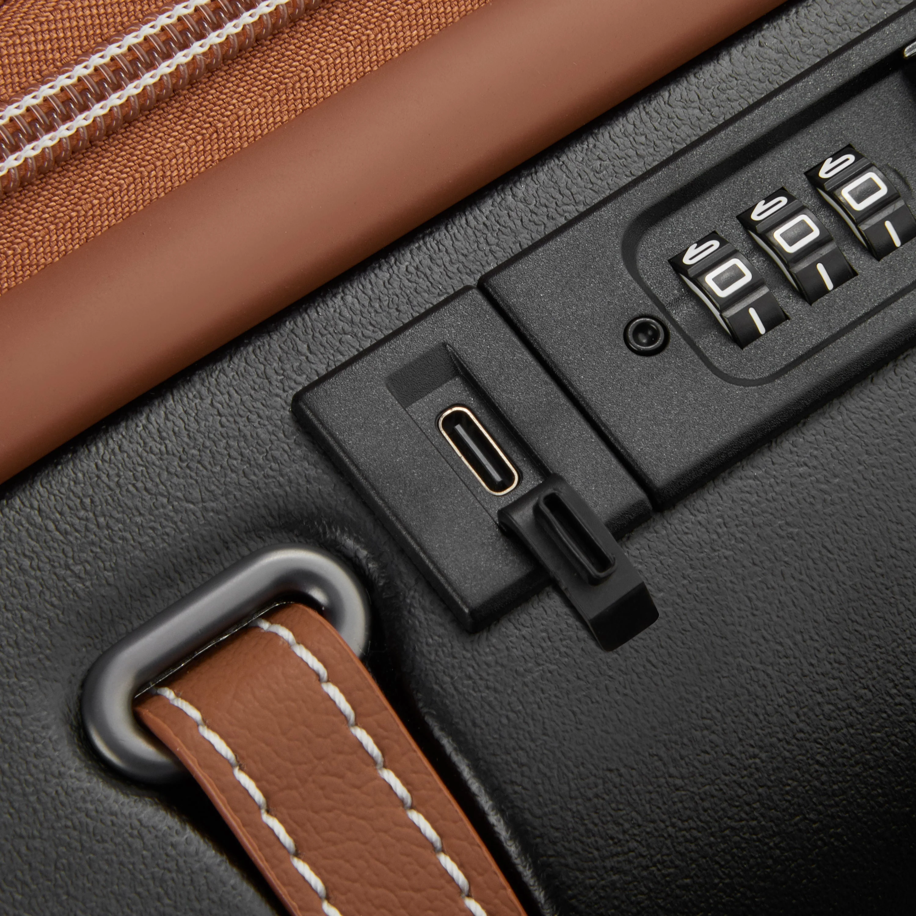 CADENCE | Cabine Koffer Uitbreidbaar 55 CM ZWART