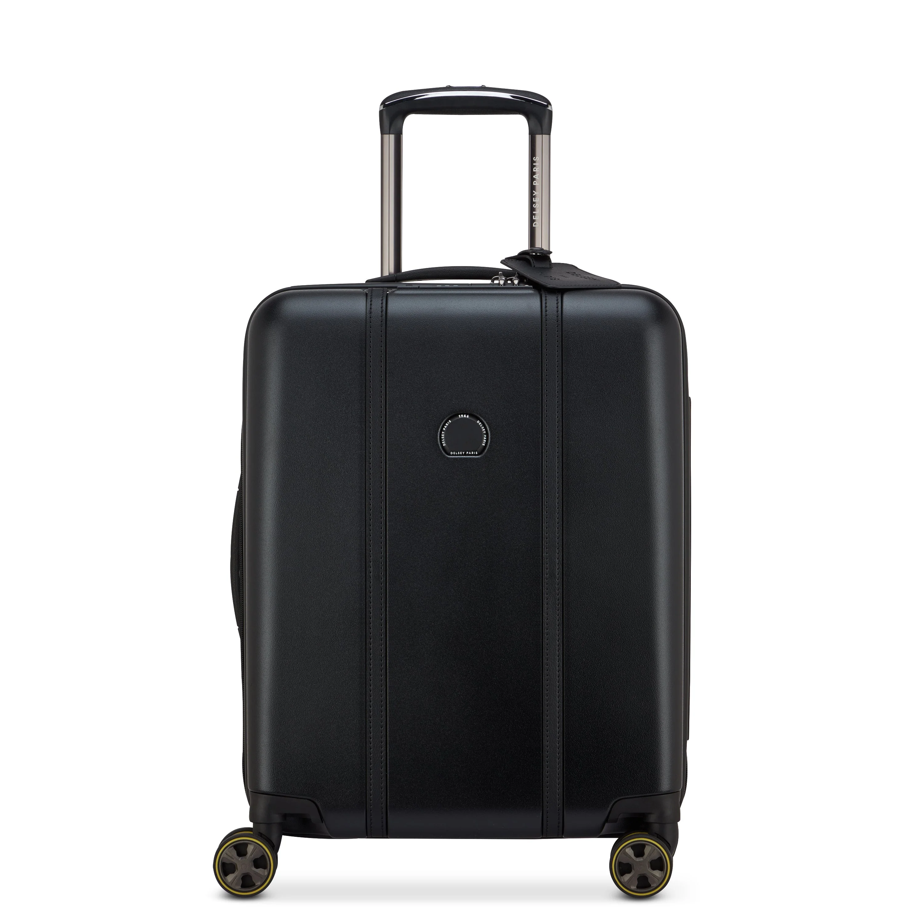 CADENCE | Cabine Slim Koffer Uitbreidbaar 55 CM DEEP BLACK