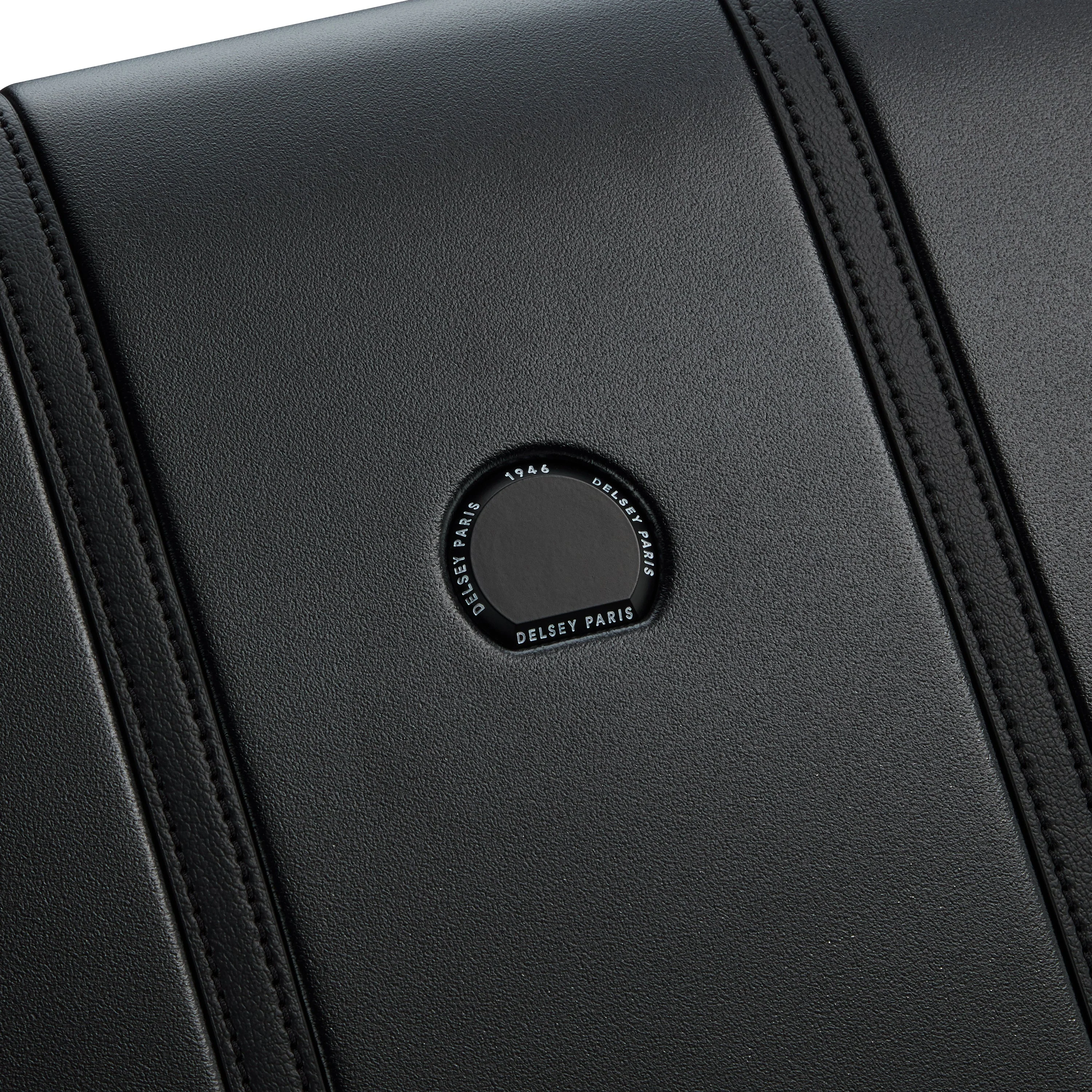 CADENCE | Cabine Slim Koffer Uitbreidbaar 55 CM DEEP BLACK