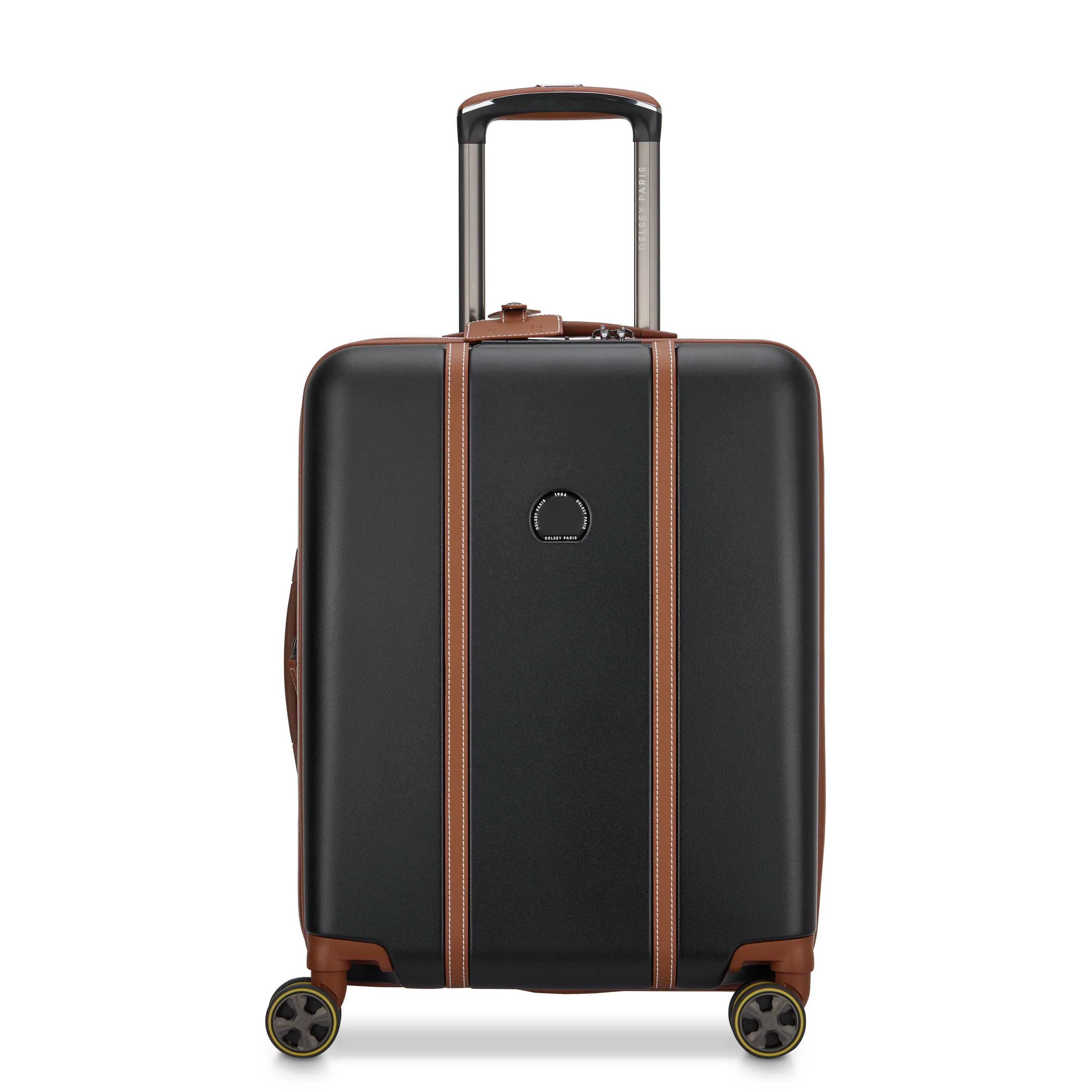 CADENCE | Cabine Slim Koffer Uitbreidbaar 55 CM ZWART