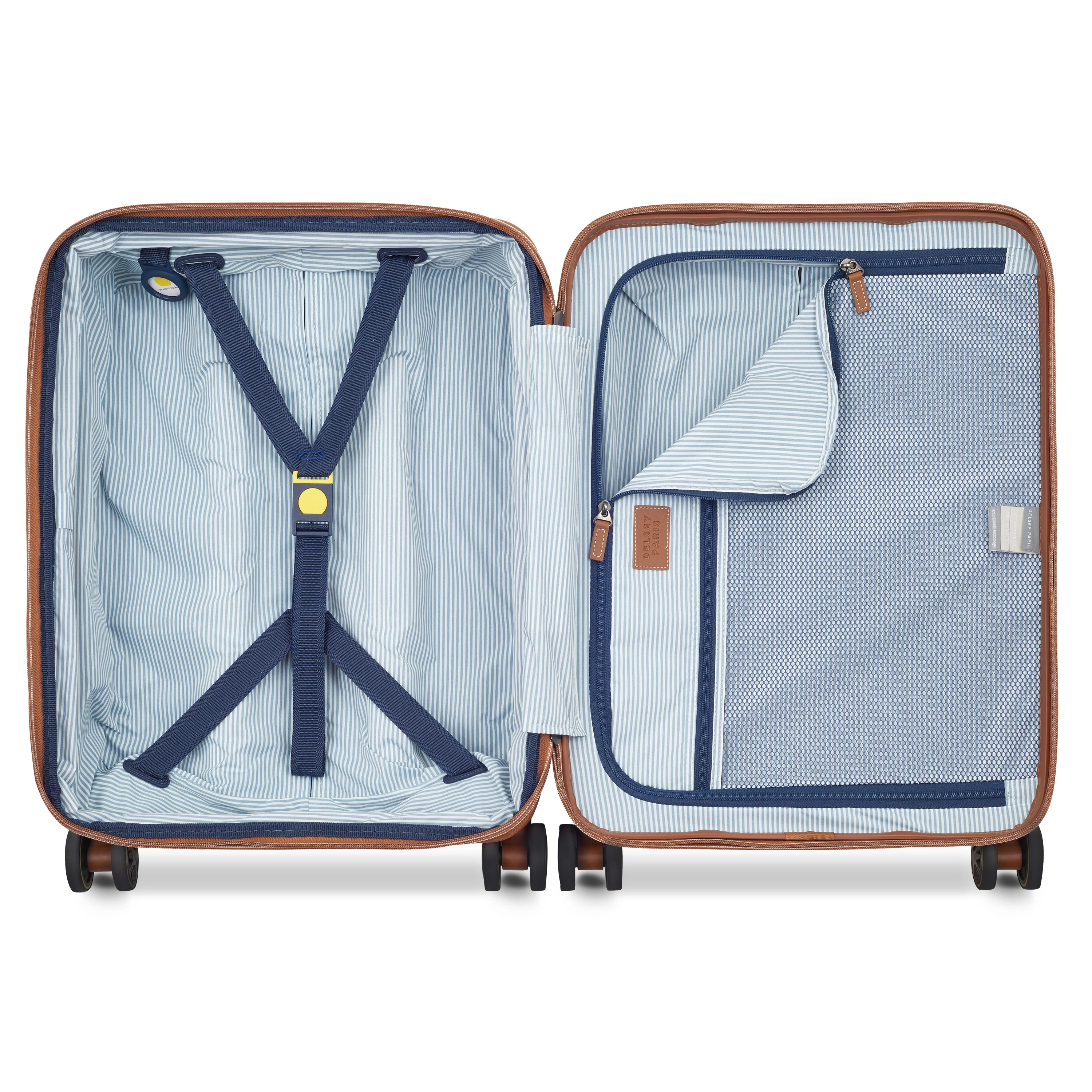 CADENCE | Cabine Slim Koffer Uitbreidbaar 55 CM ZWART