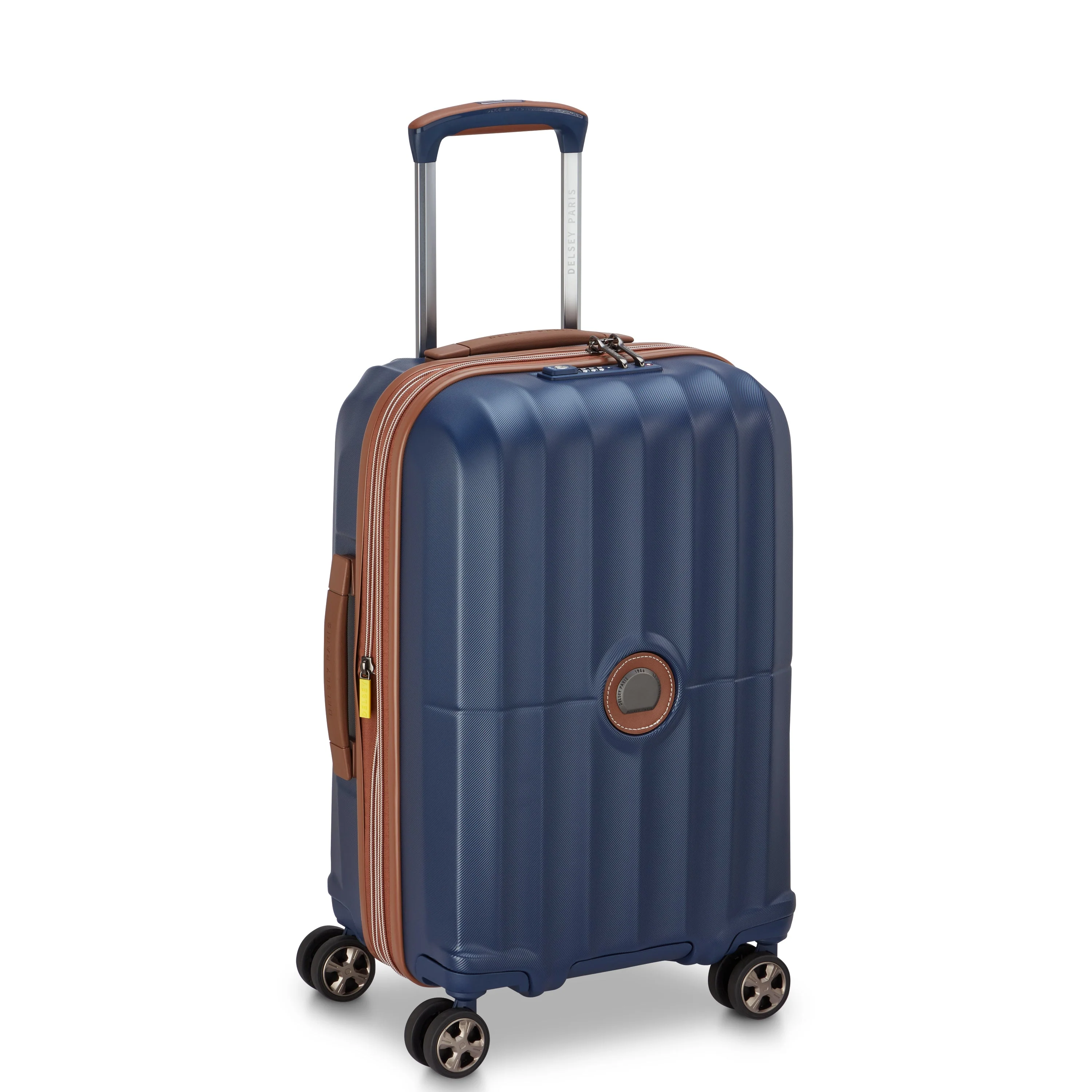 CARROUSEL 2 | Cabine Koffer Uitbreidbaar 55 CM BLAUW