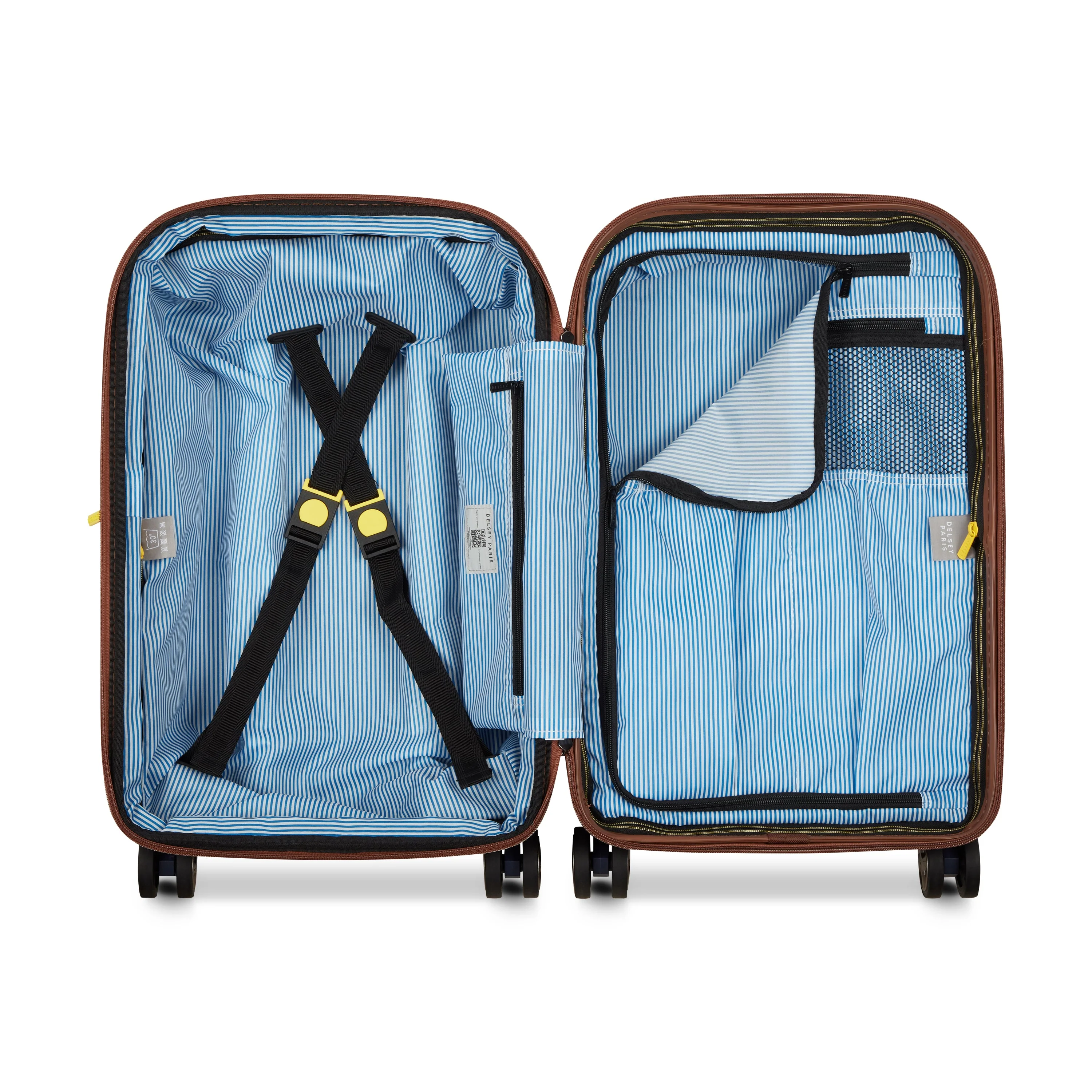 CARROUSEL 2 | Cabine Koffer Uitbreidbaar 55 CM BLAUW