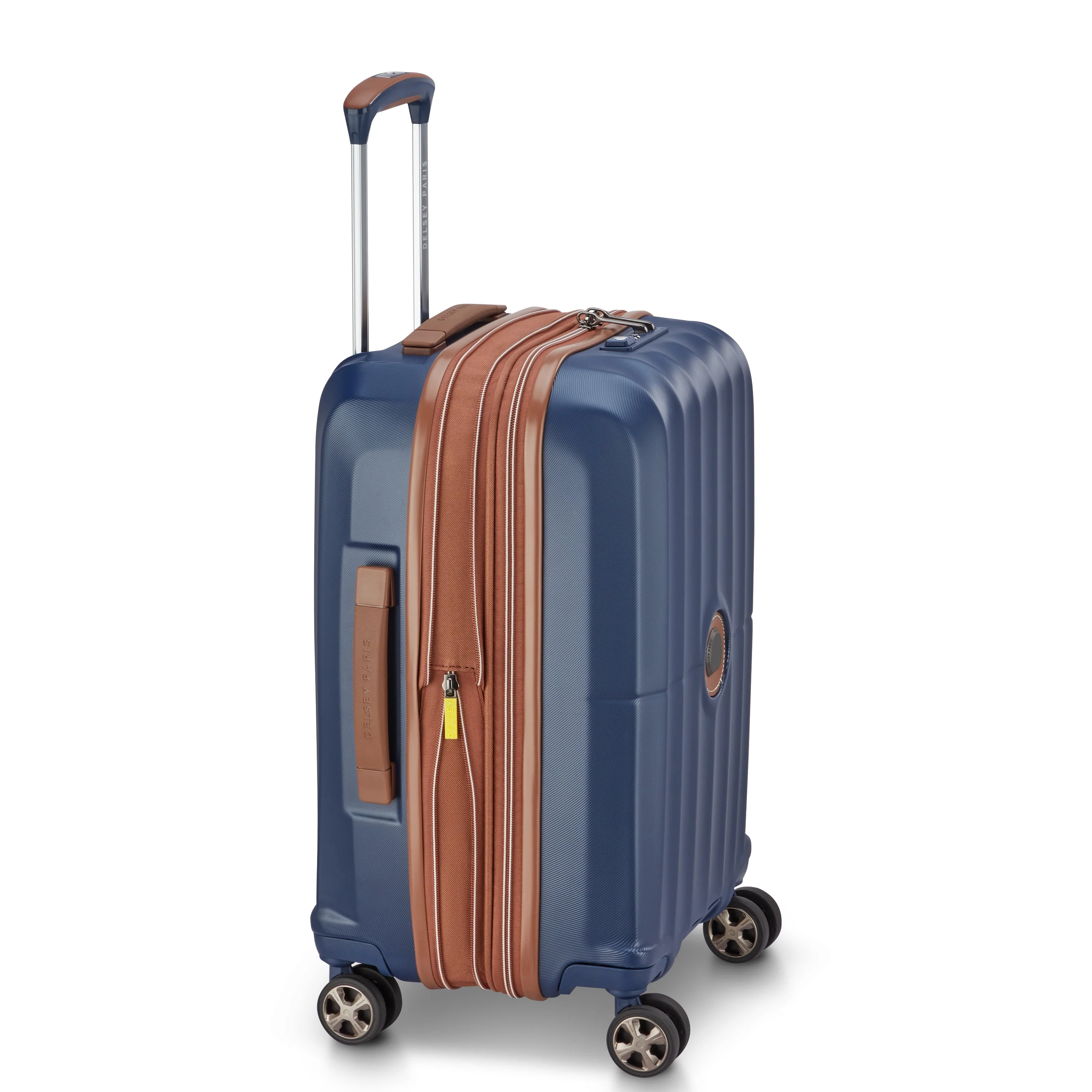 CARROUSEL 2 | Cabine Koffer Uitbreidbaar 55 CM BLAUW