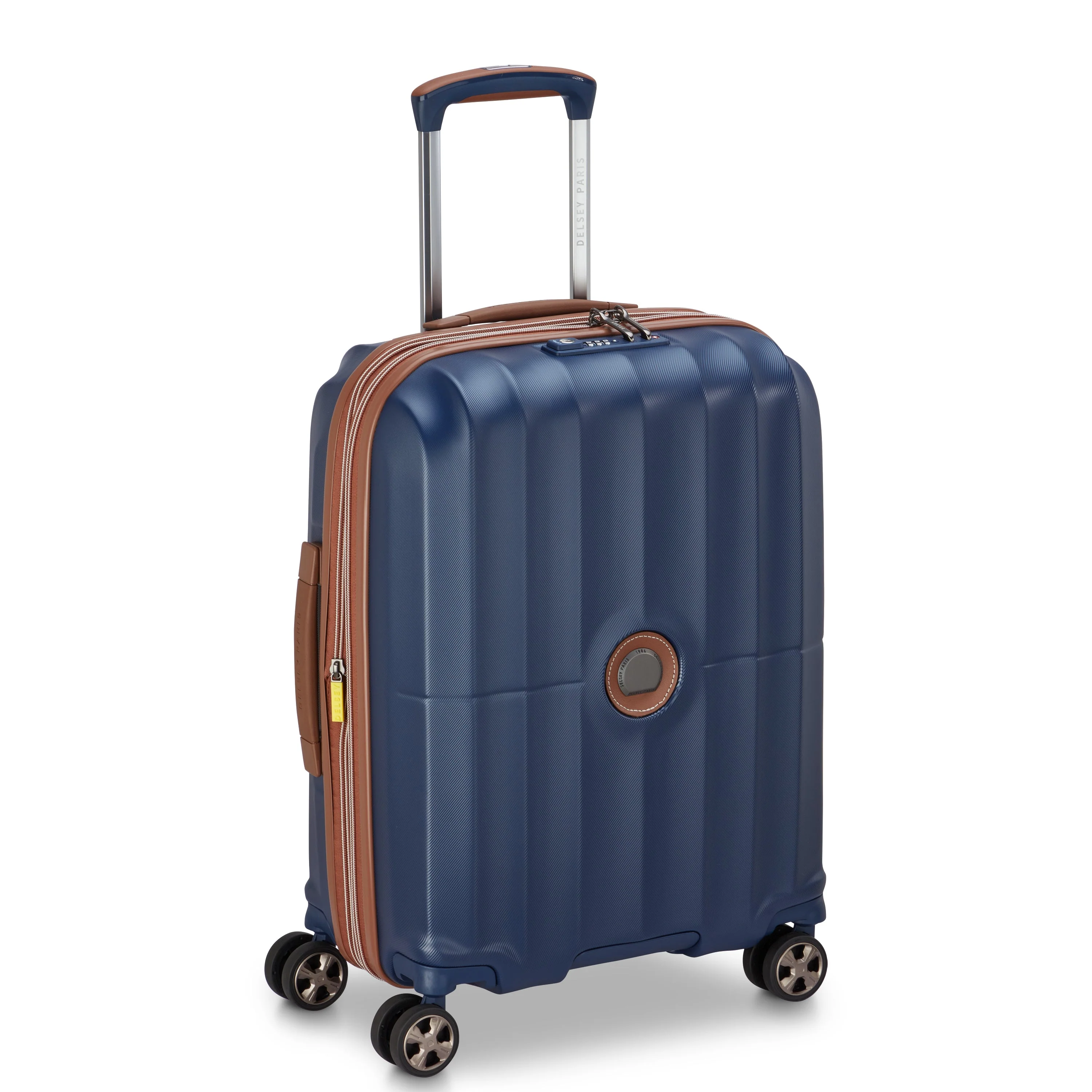 CARROUSEL 2 | Cabine Slim Koffer Uitbreidbaar 55 CM BLAUW