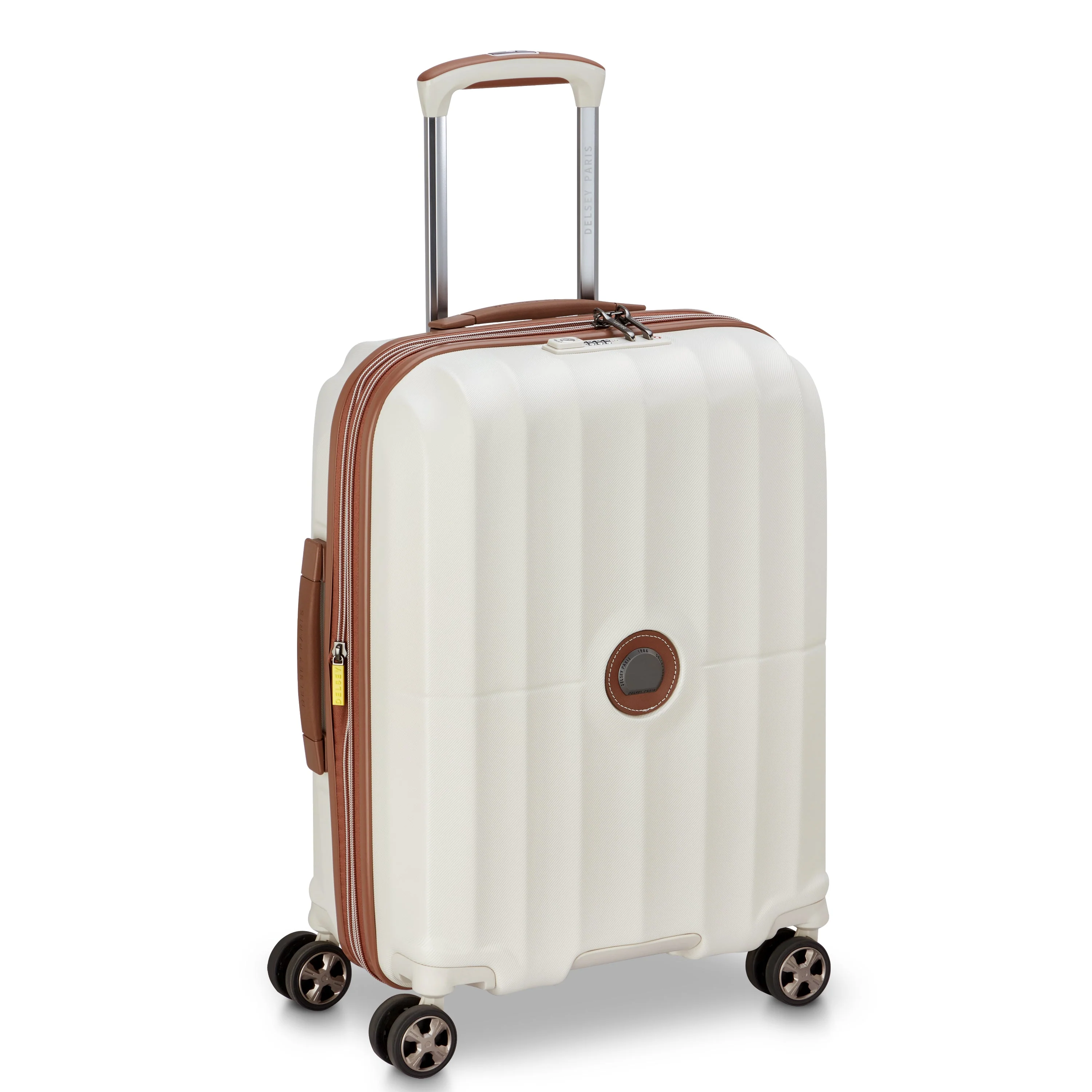 CARROUSEL 2 | Cabine Slim Koffer Uitbreidbaar 55 CM OFF WHITE