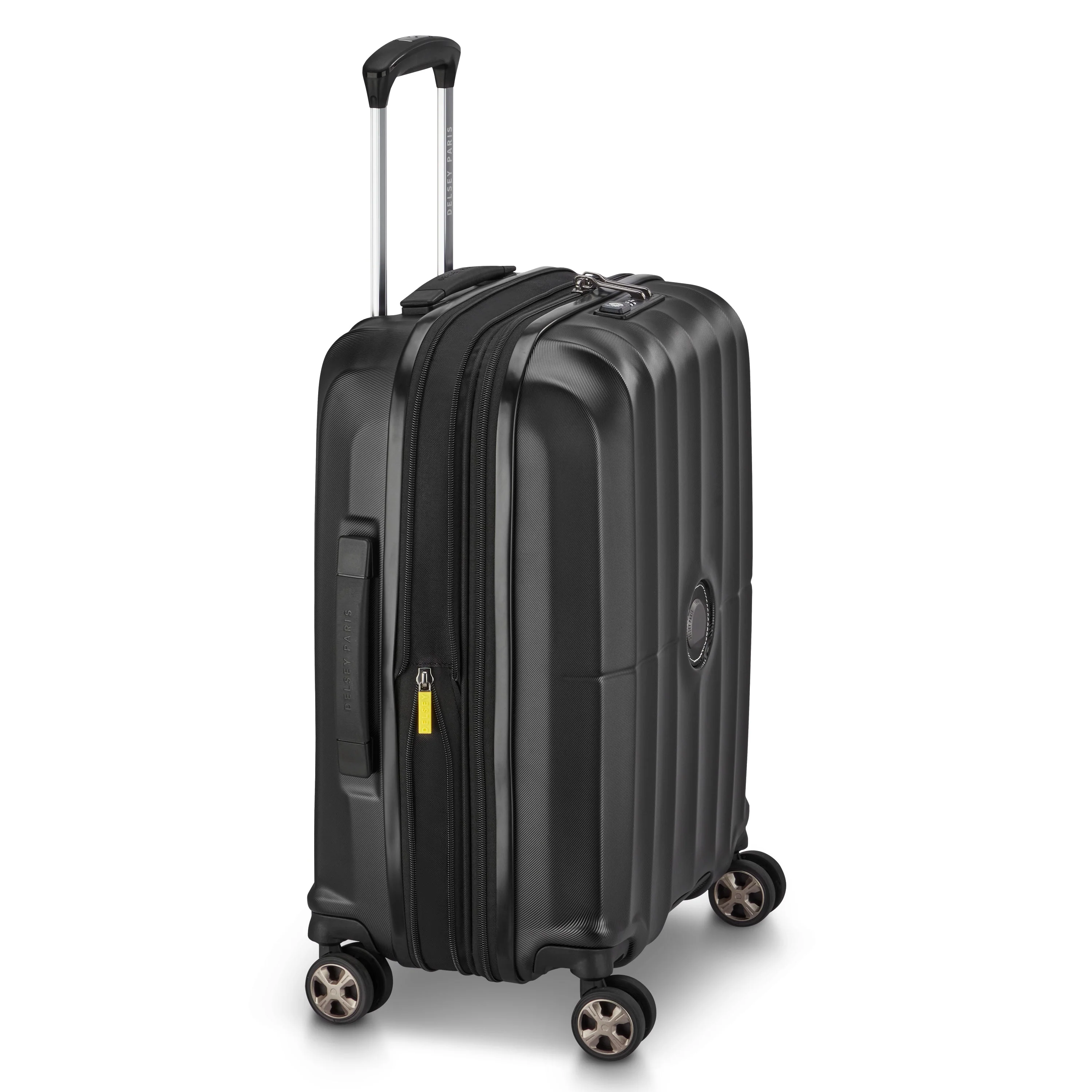 CARROUSEL 2 | Cabine Slim Koffer Uitbreidbaar 55 CM ZWART