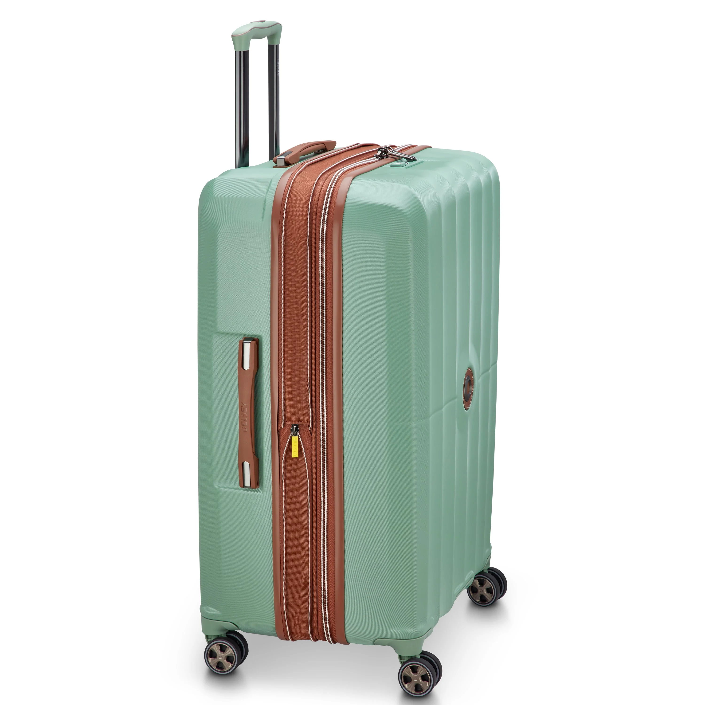CARROUSEL 2 | Check-in Large Koffer Uitbreidbaar 76 CM SALIEGROEN