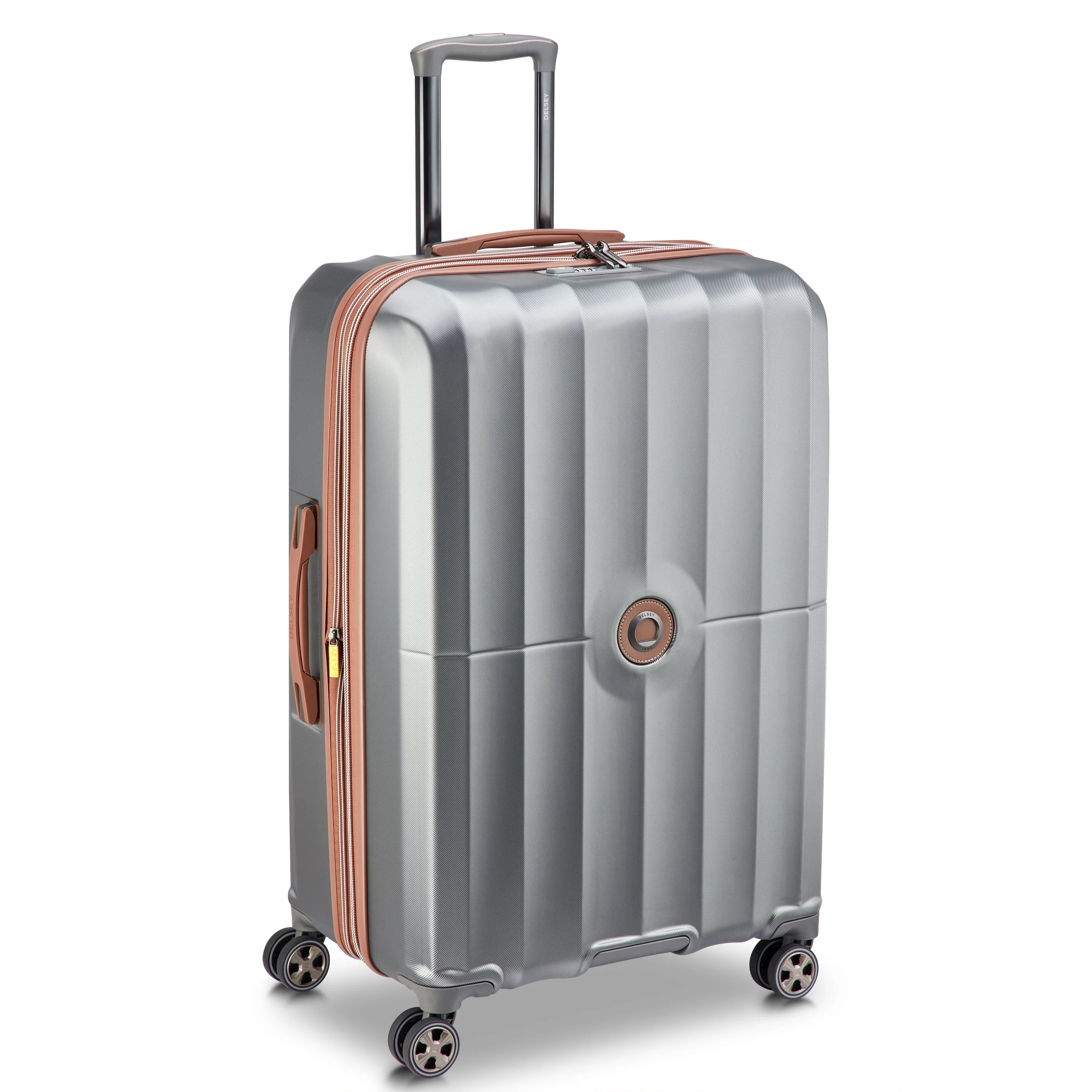 CARROUSEL 2 | Check-in Large Koffer Uitbreidbaar 76 CM ZILVER