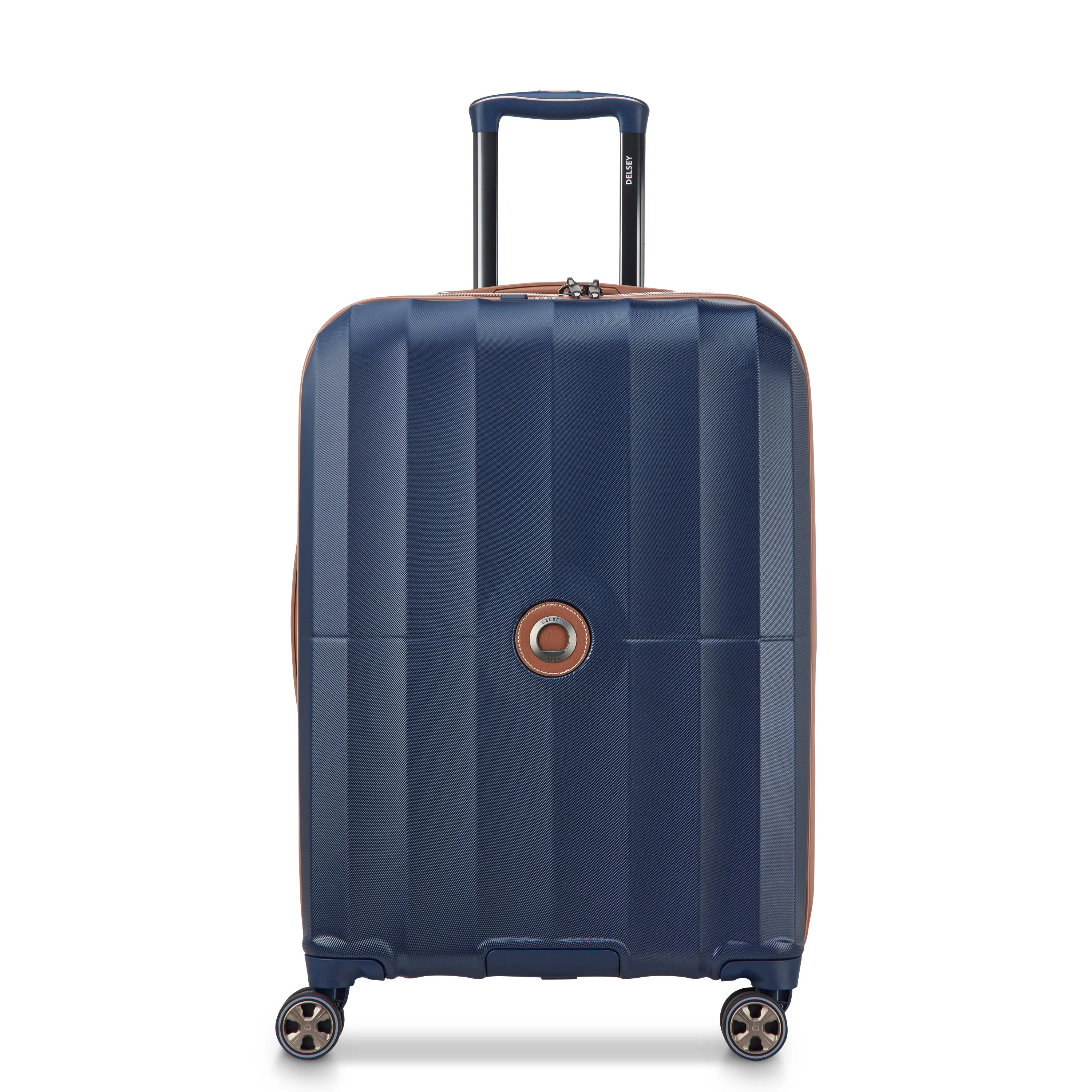 CARROUSEL 2 | Check-in Medium Koffer Uitbreidbaar 66 CM BLAUW