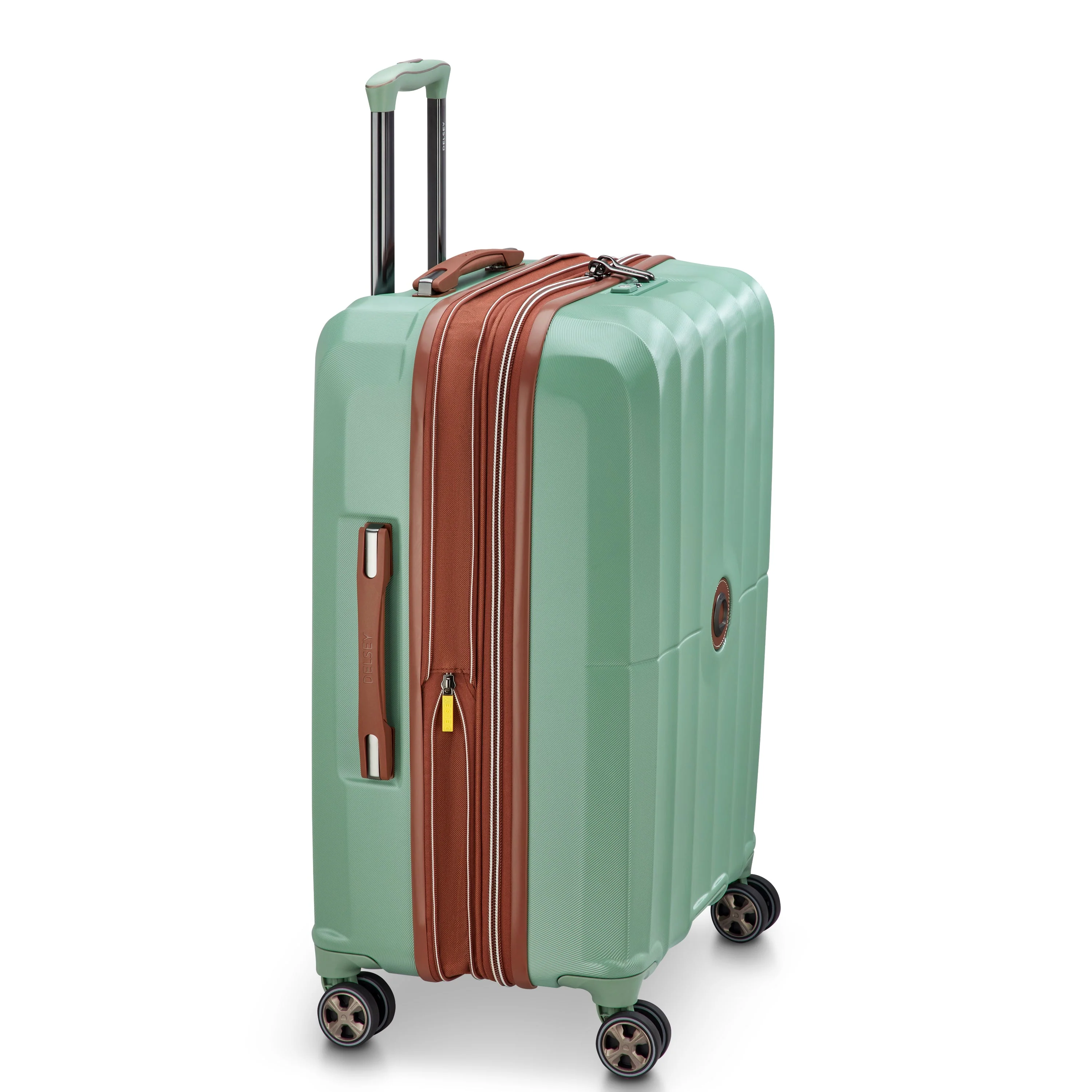 CARROUSEL 2 | Check-in Medium Koffer Uitbreidbaar 66 CM SALIEGROEN