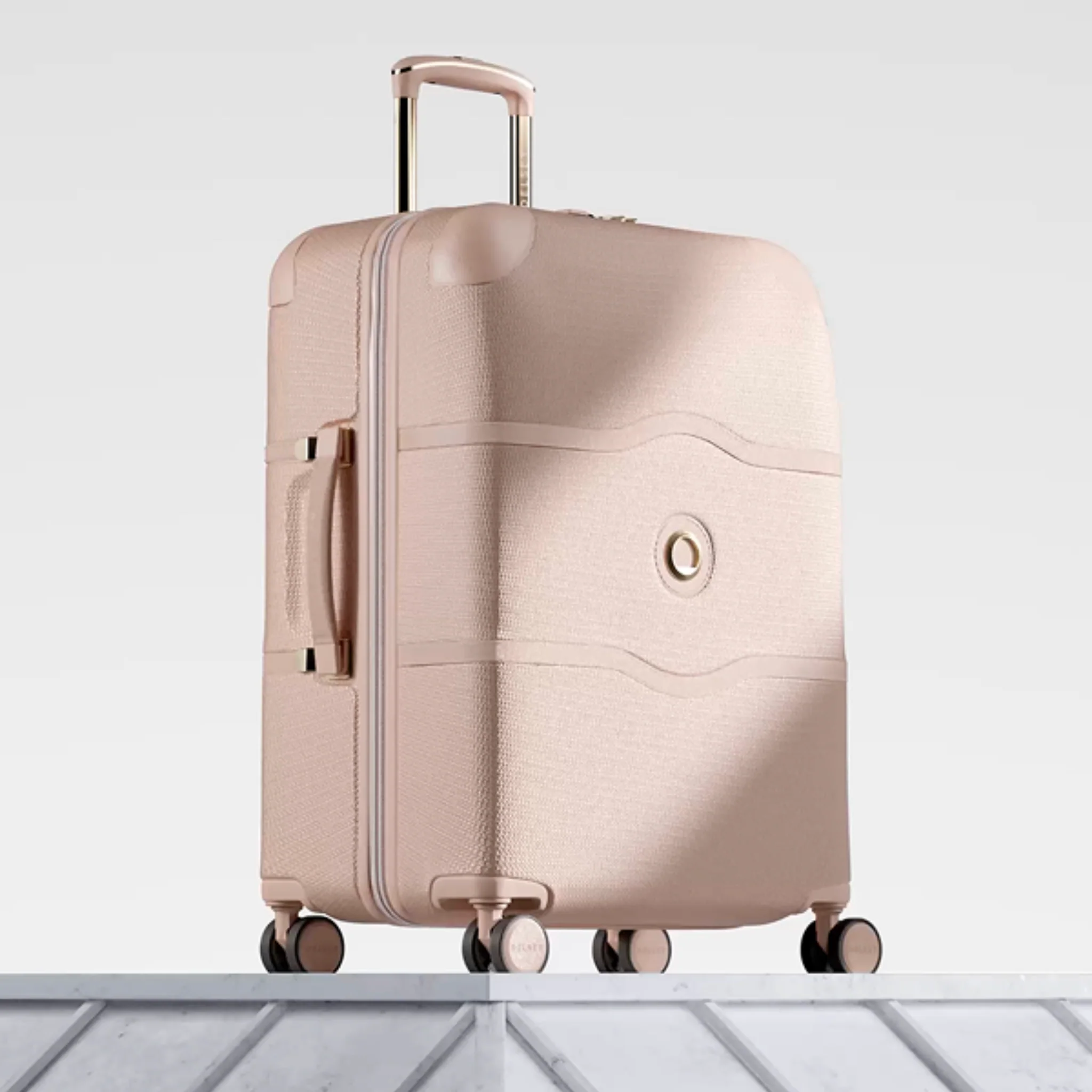 CHATELET AIR 2.0 | Cabine Koffer Uitbreidbaar 55 CM BEIGE ROOS