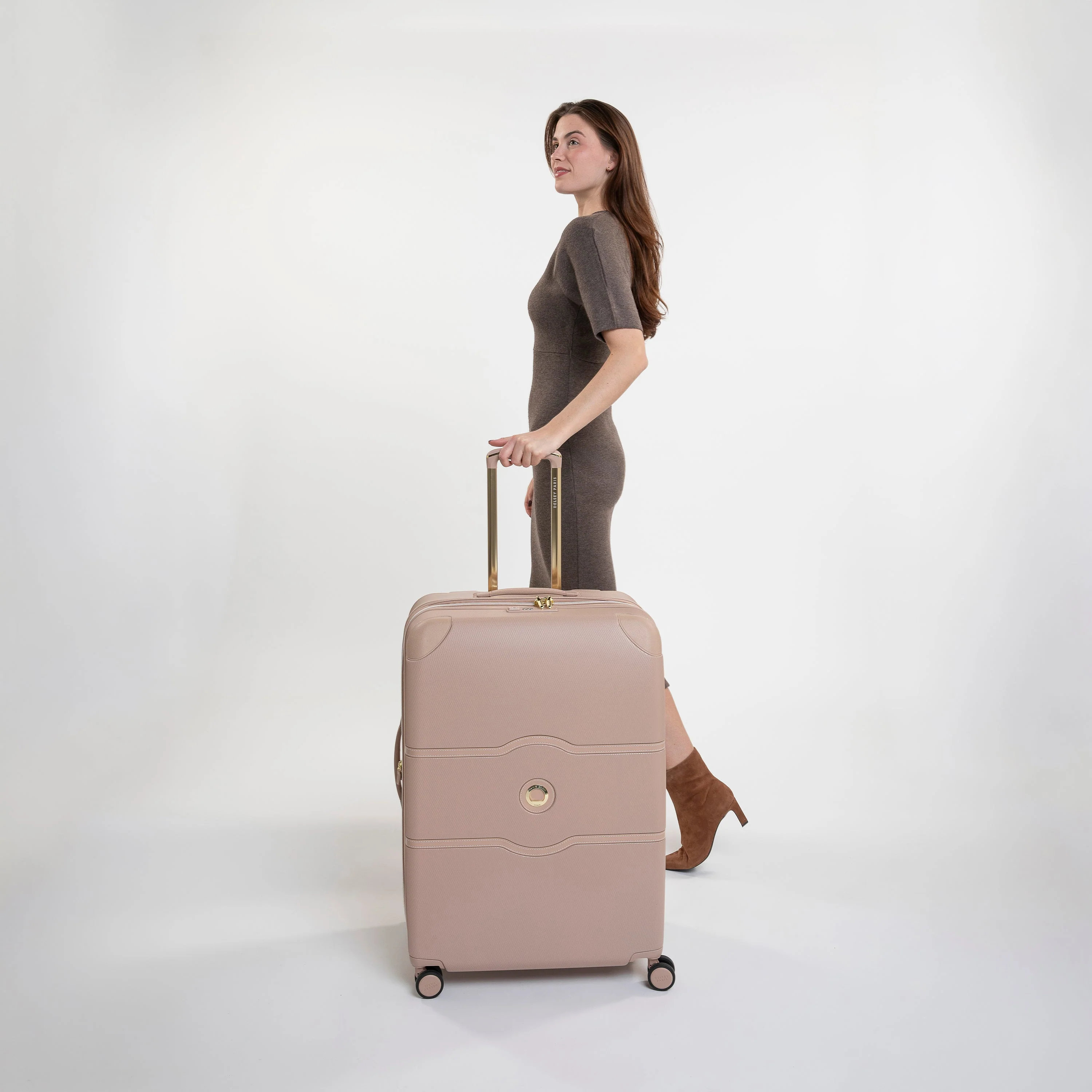 CHATELET AIR 2.0 | Check-in Large Koffer Uitbreidbaar 76.5 CM BEIGE ROOS
