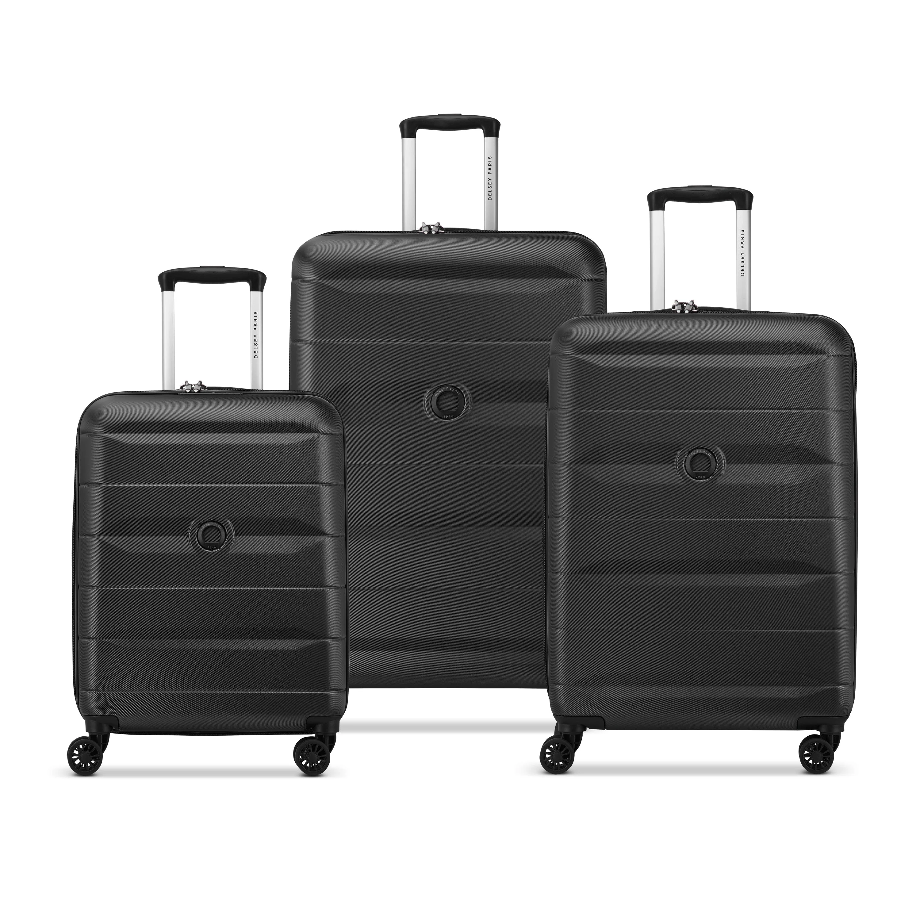 COMETE 4 | 3-delige koffer Set ZWART