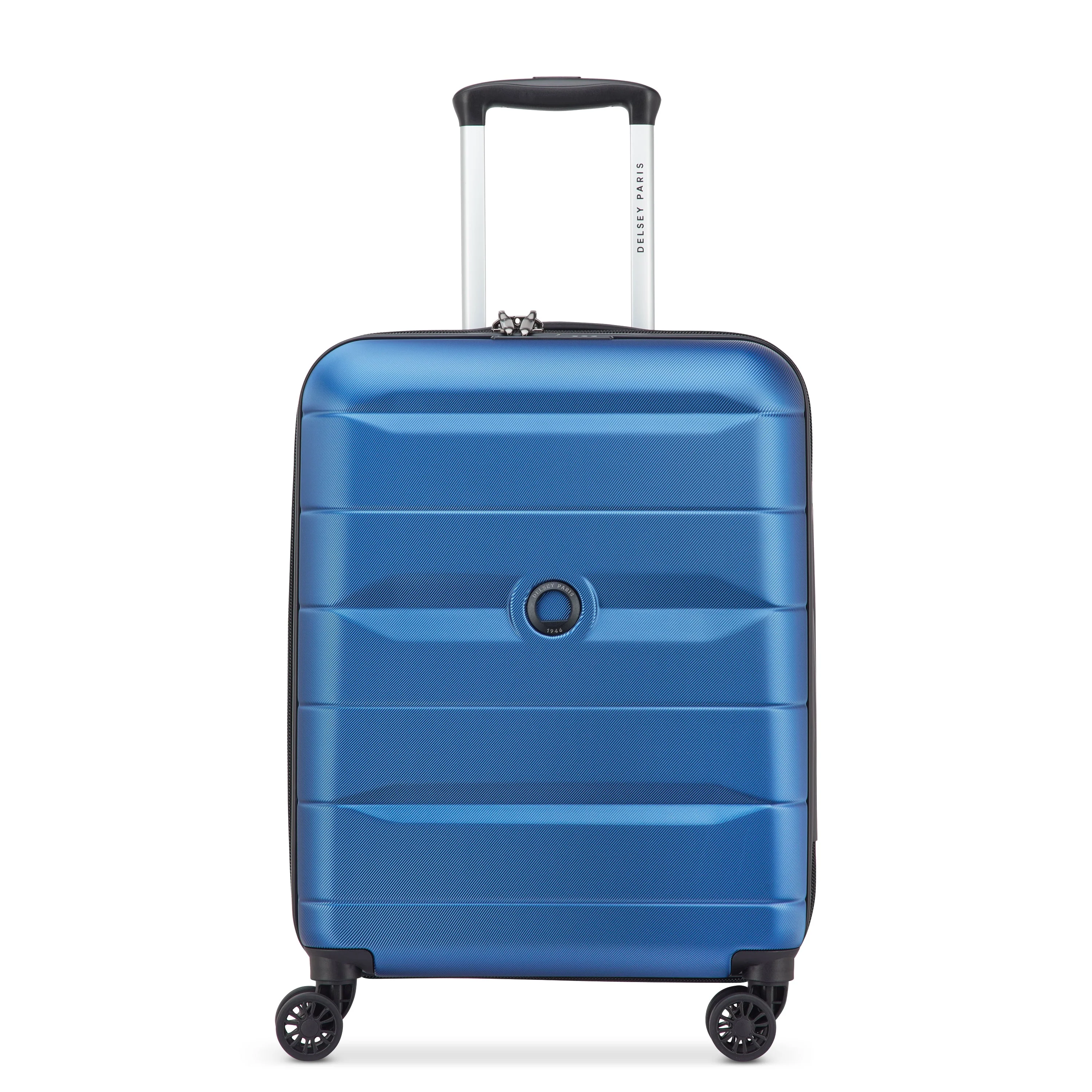COMETE 4 | Cabine Slim Koffer Uitbreidbaar 55 CM LICHTBLAUW