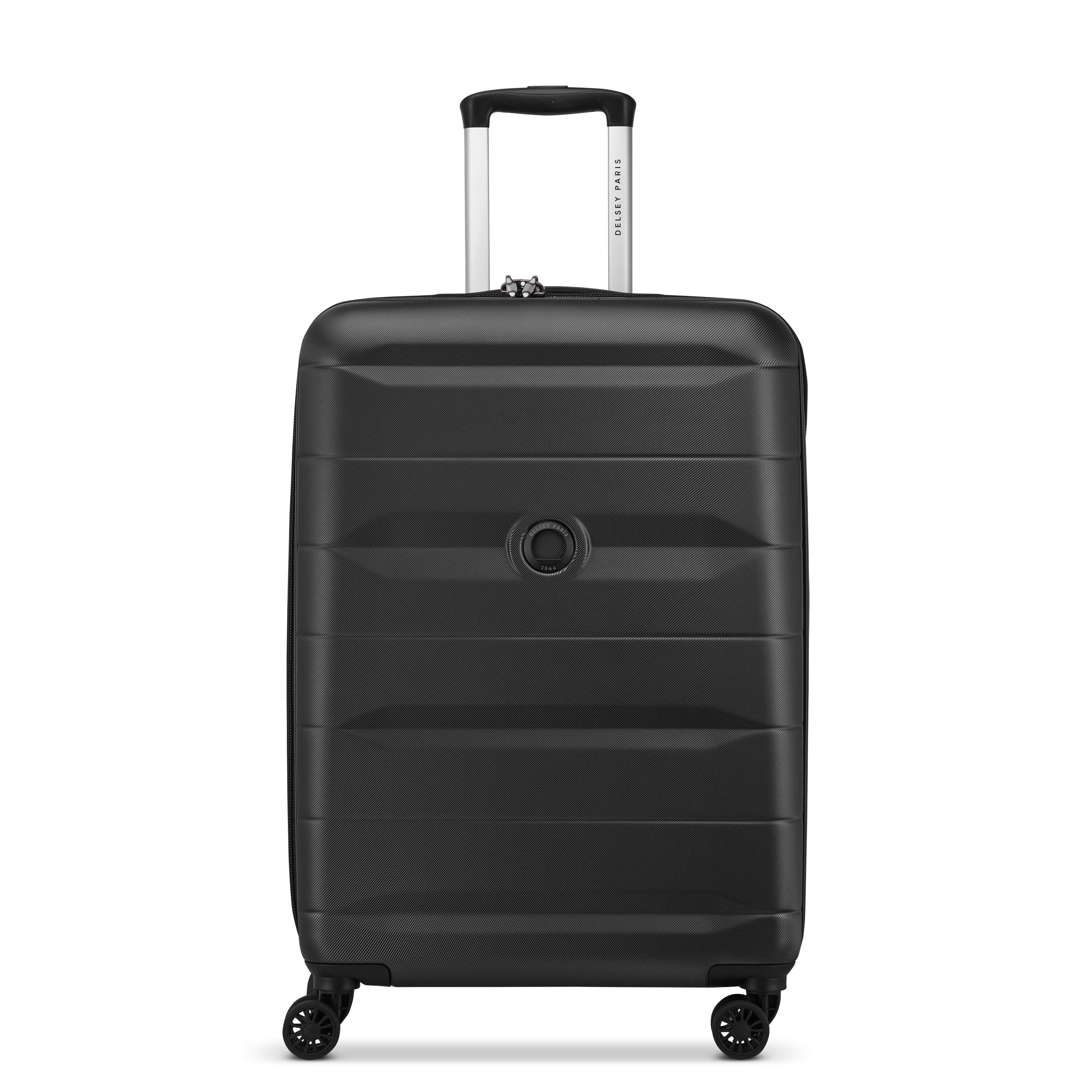 COMETE 4 | Check-in Medium Koffer Uitbreidbaar 67 CM ZWART