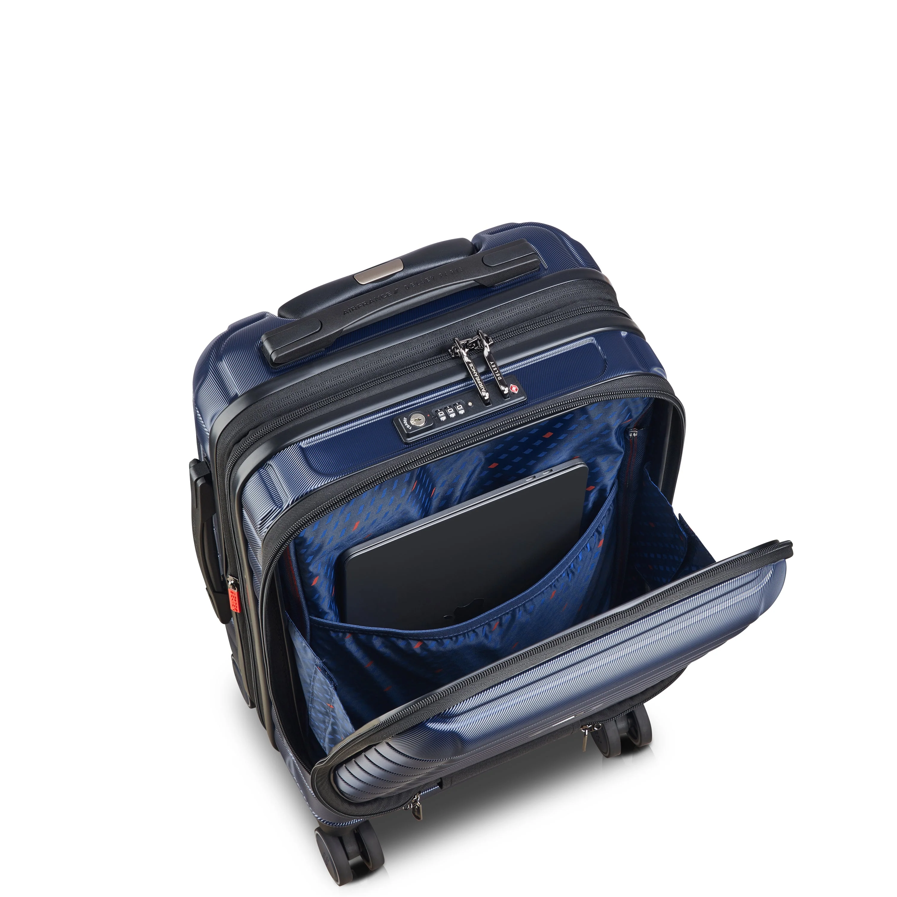 ELEGANCE | Cabine Koffer Uitbreidbaar 55 CM TIEFES MARINEBLAU