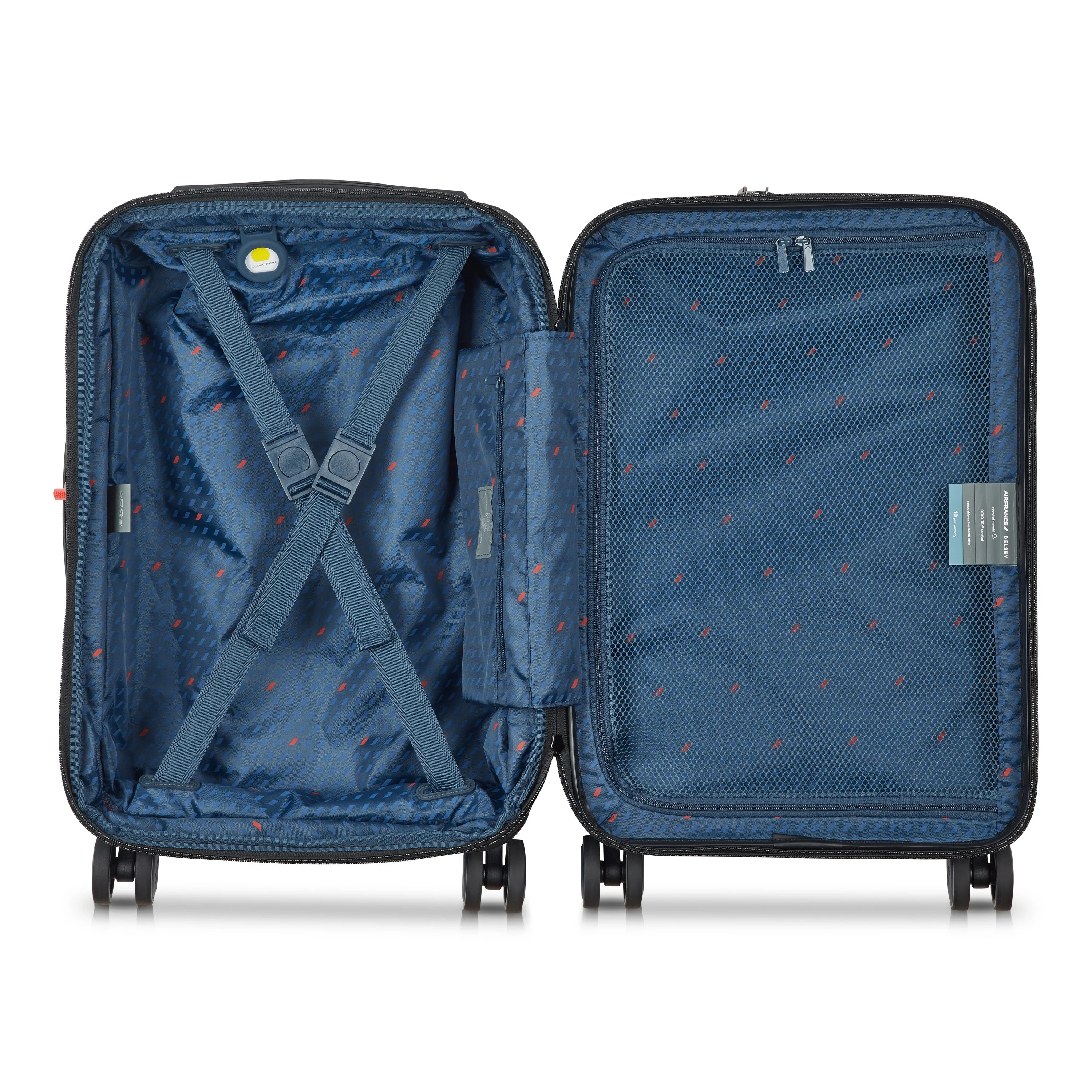 ELEGANCE | Cabine Koffer Uitbreidbaar 55 CM TIEFES MARINEBLAU