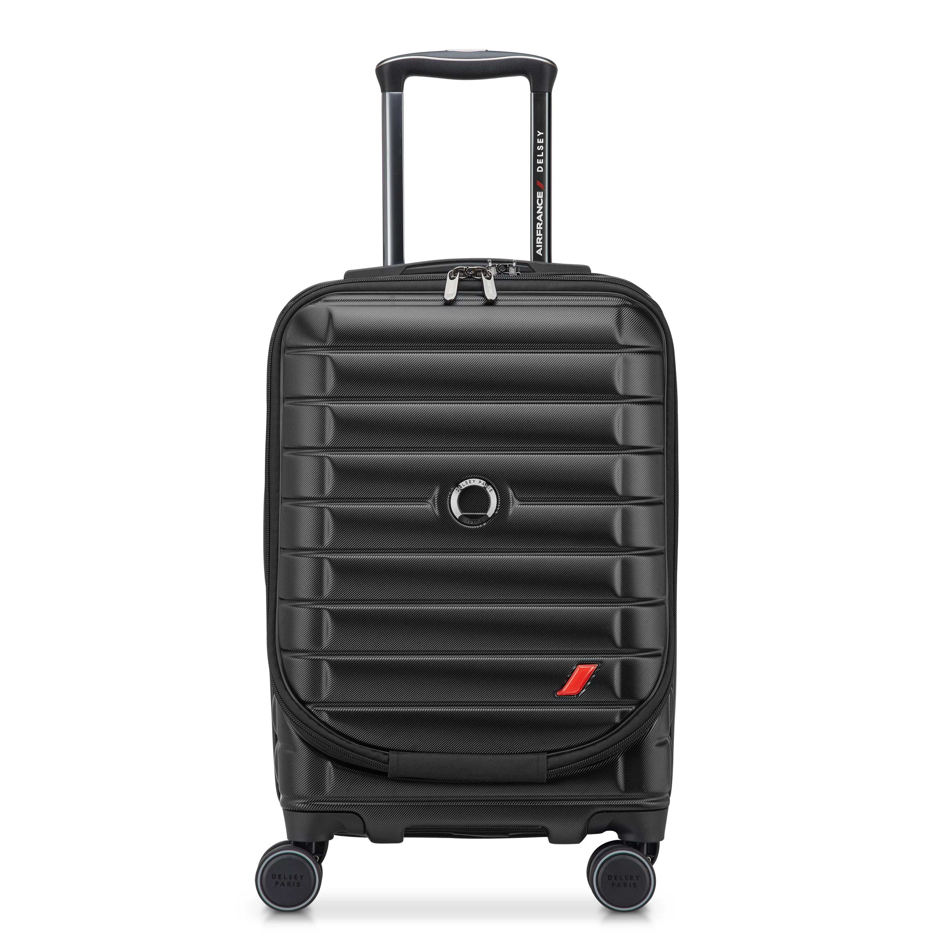 ELEGANCE | Cabine Koffer Uitbreidbaar 55 CM ZWART
