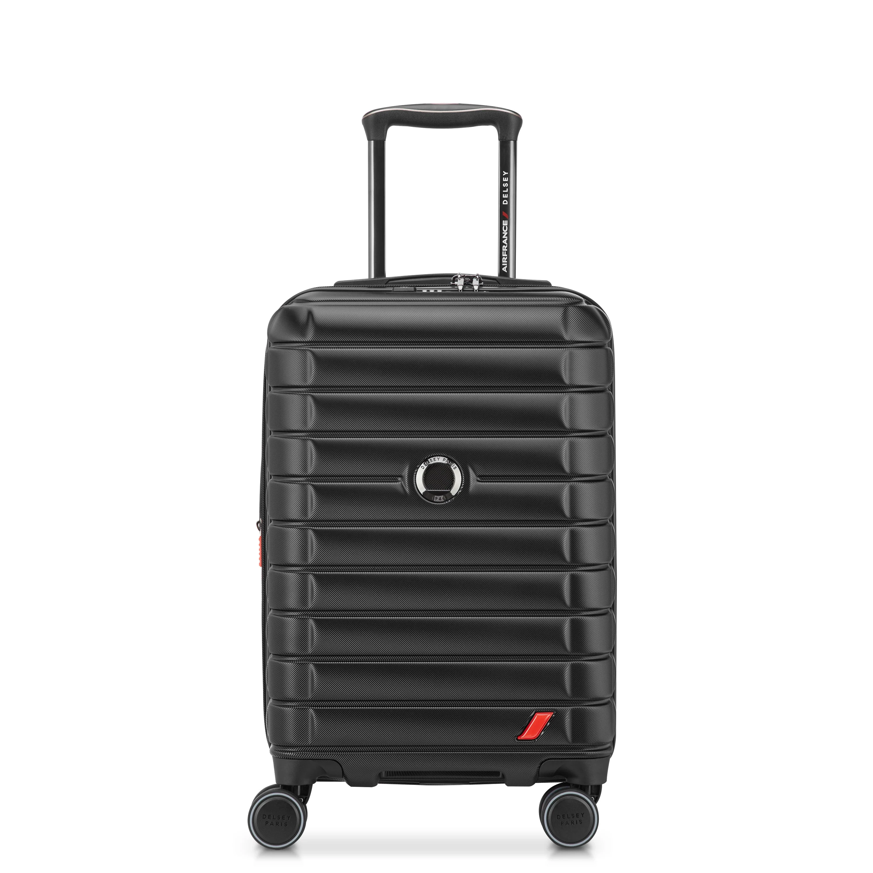 ELEGANCE | Cabine Koffer Uitbreidbaar 55 CM ZWART
