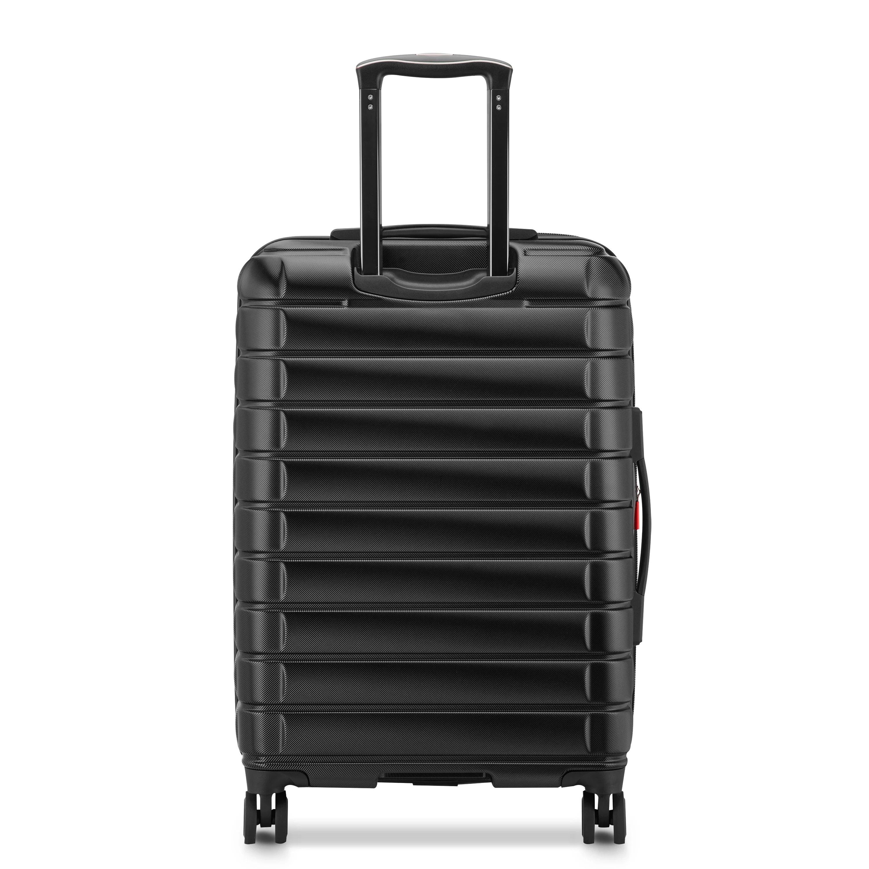 ELEGANCE | Check-in Medium Koffer Uitbreidbaar 66 CM ZWART