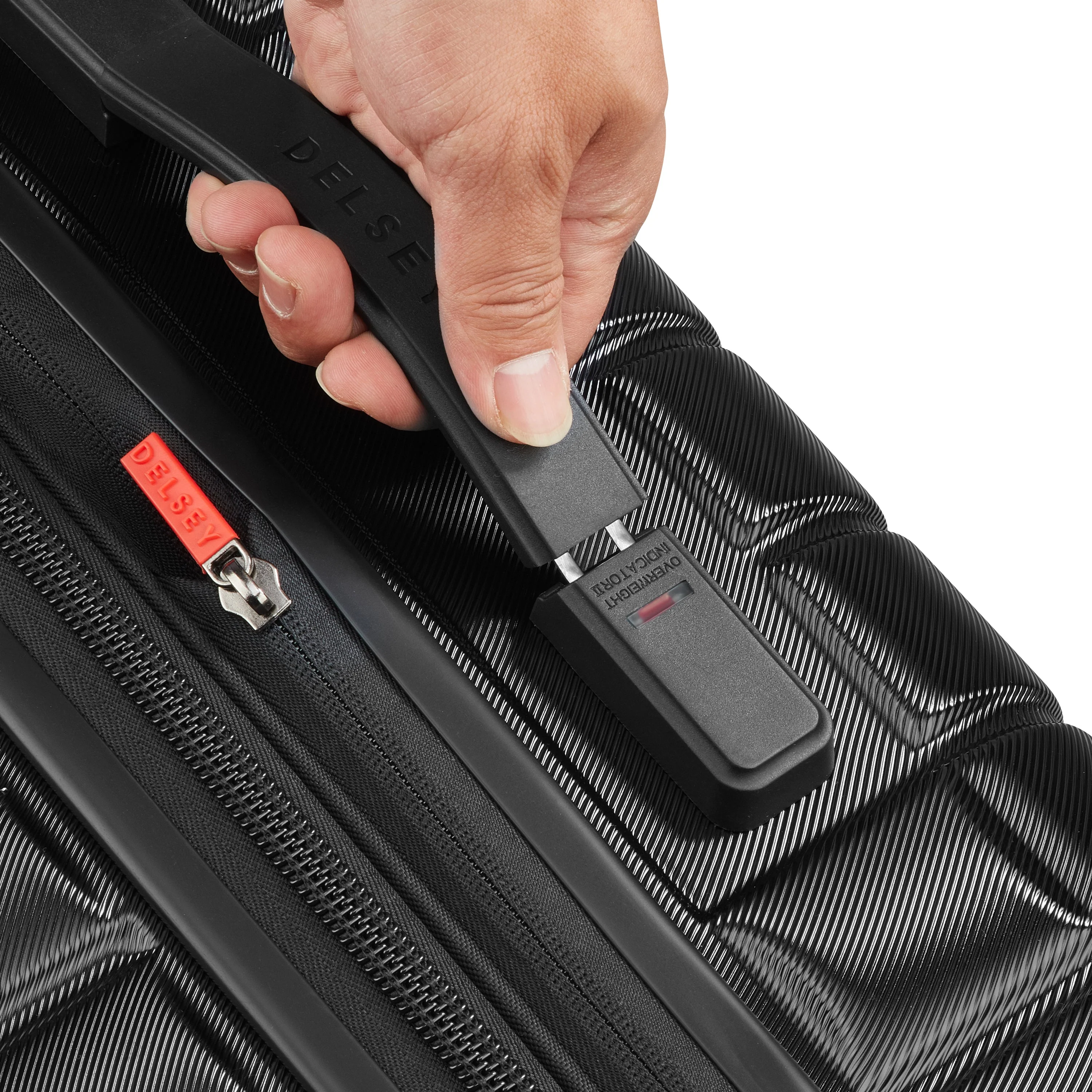 ELEGANCE | Check-in Medium Koffer Uitbreidbaar 66 CM ZWART