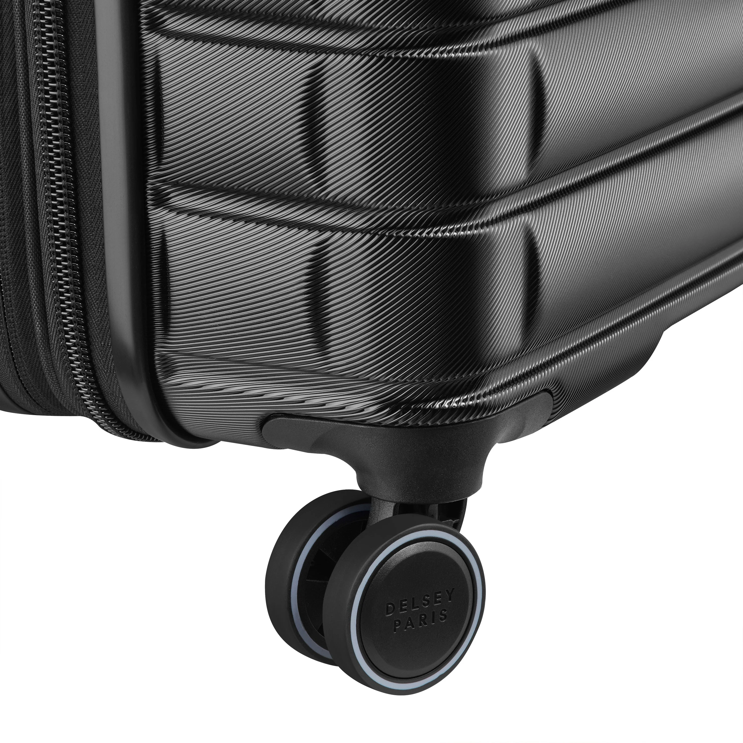 ELEGANCE | Check-in Medium Koffer Uitbreidbaar 66 CM ZWART