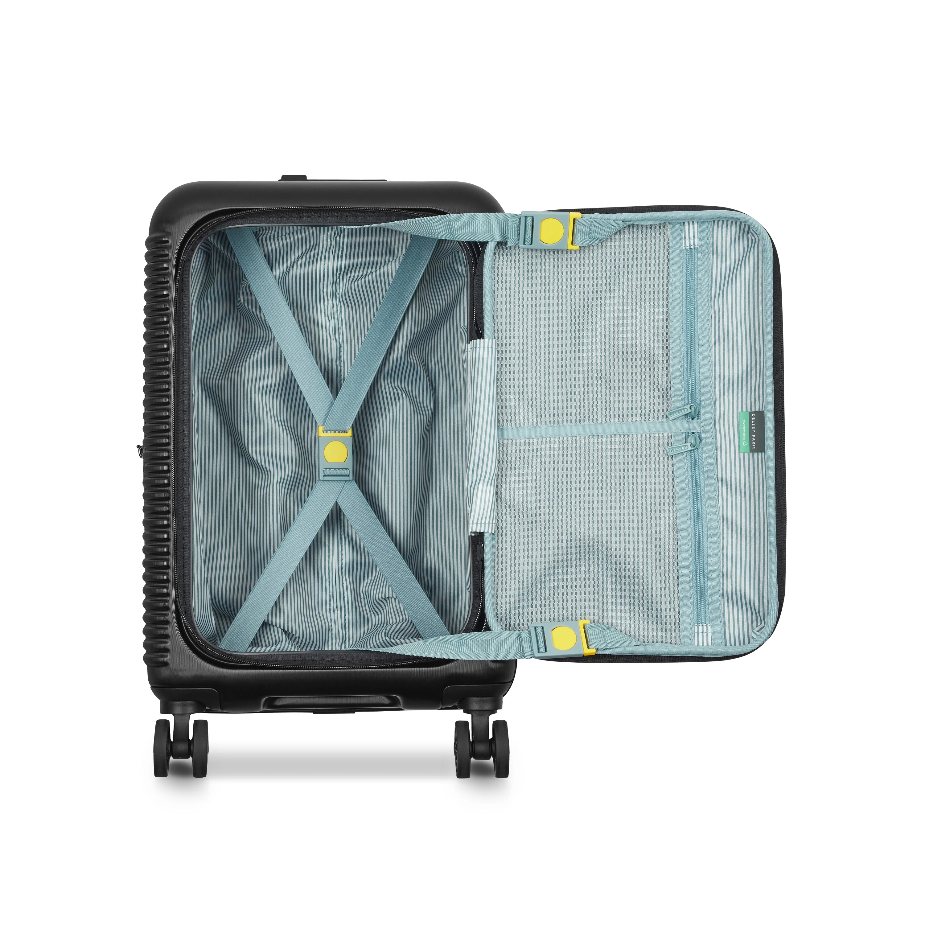 FREESTYLE | Cabine Koffer Uitbreidbaar 55 CM ZWART