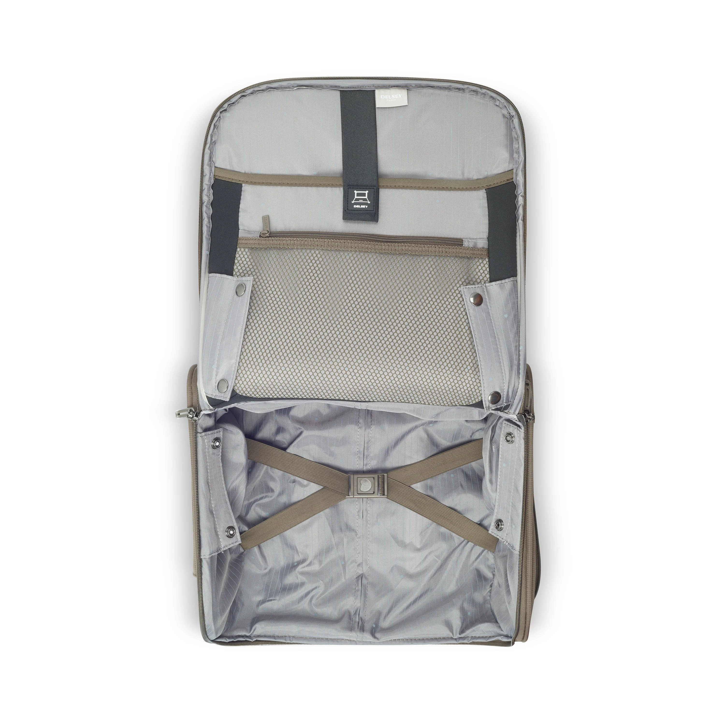 HELIUM DLX | Cabine Business Koffer Onder de Stoel 39 CM MOKKA