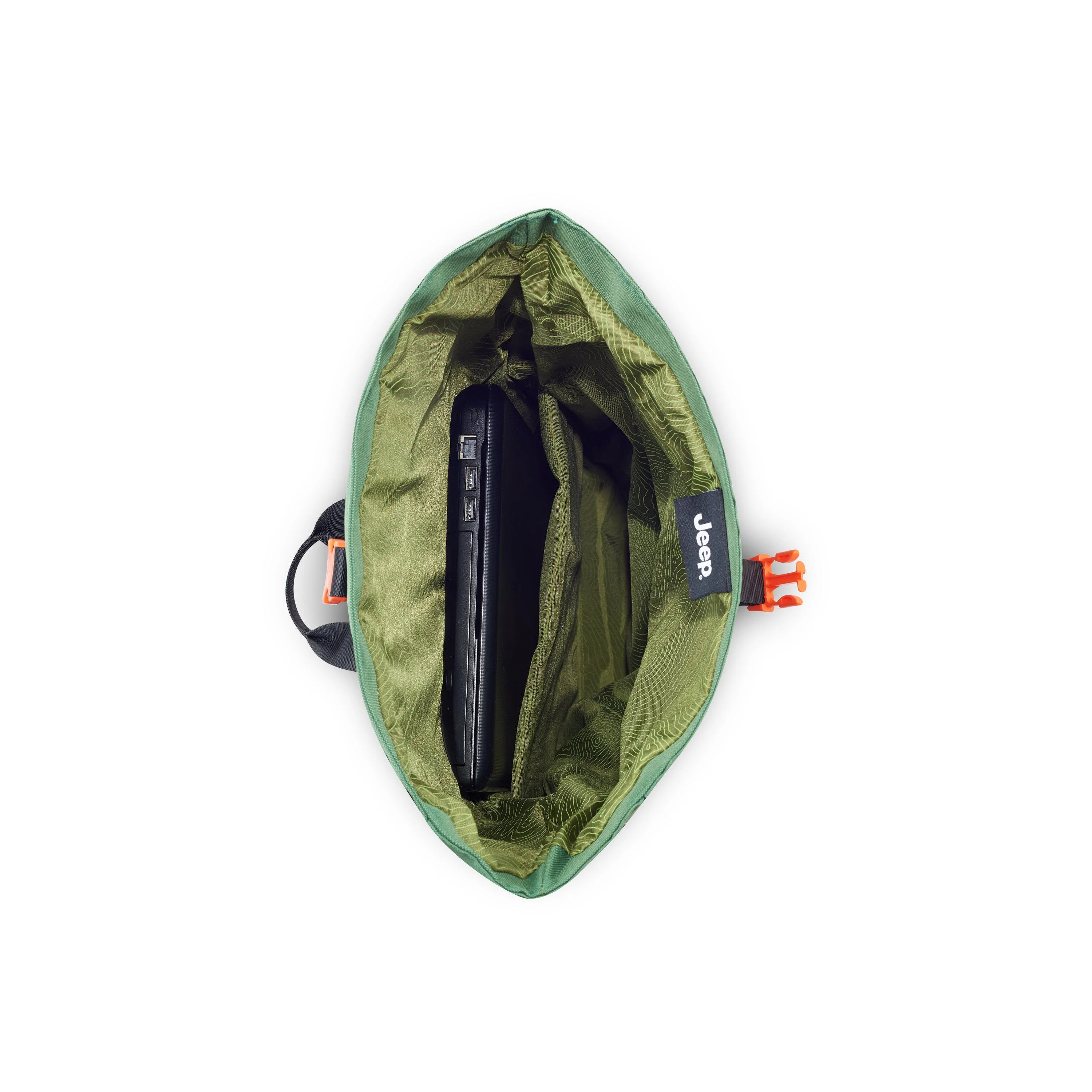 JS016D | Rolltop Rugzak 22L GROEN