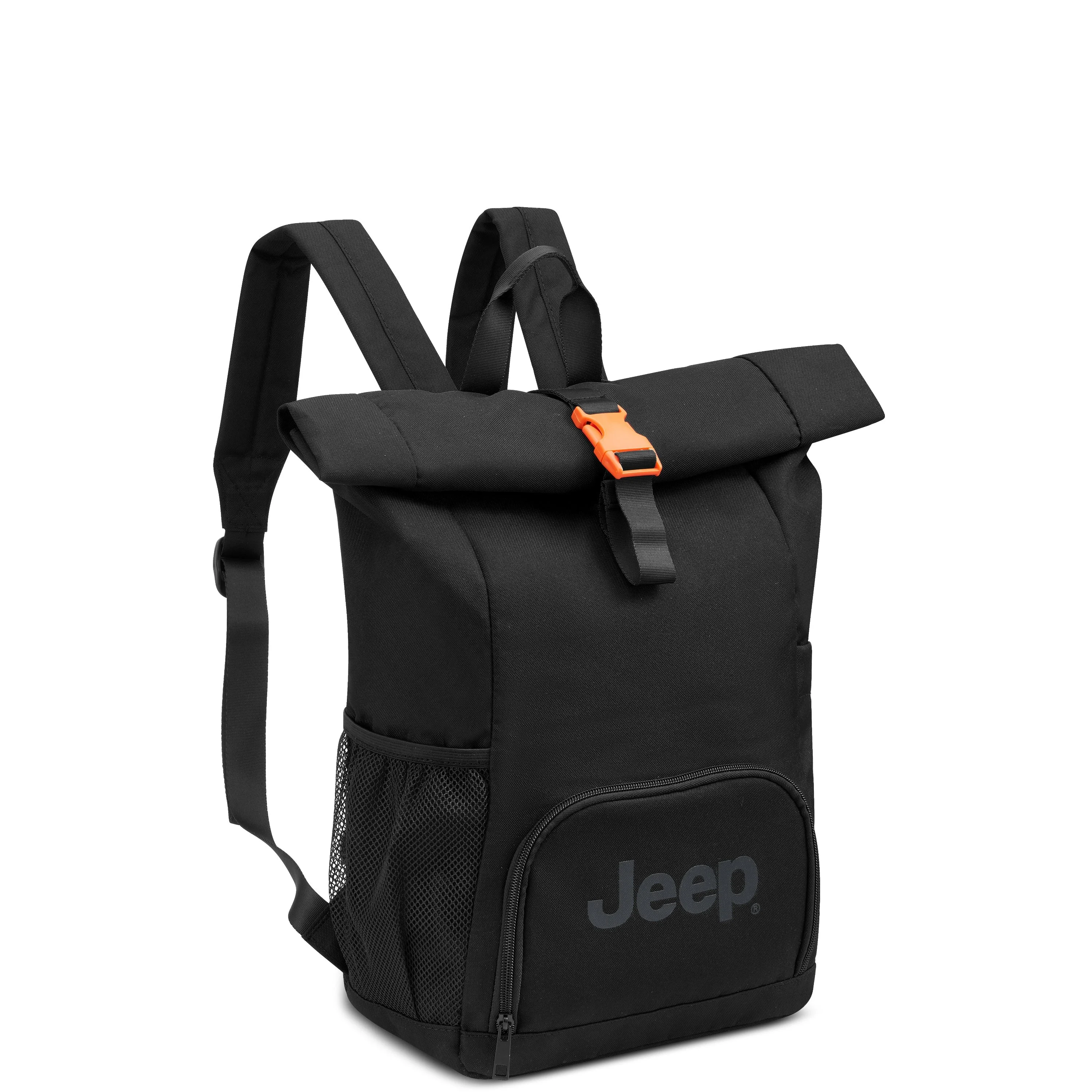 JS016D | Rolltop Rugzak 22L ZWART