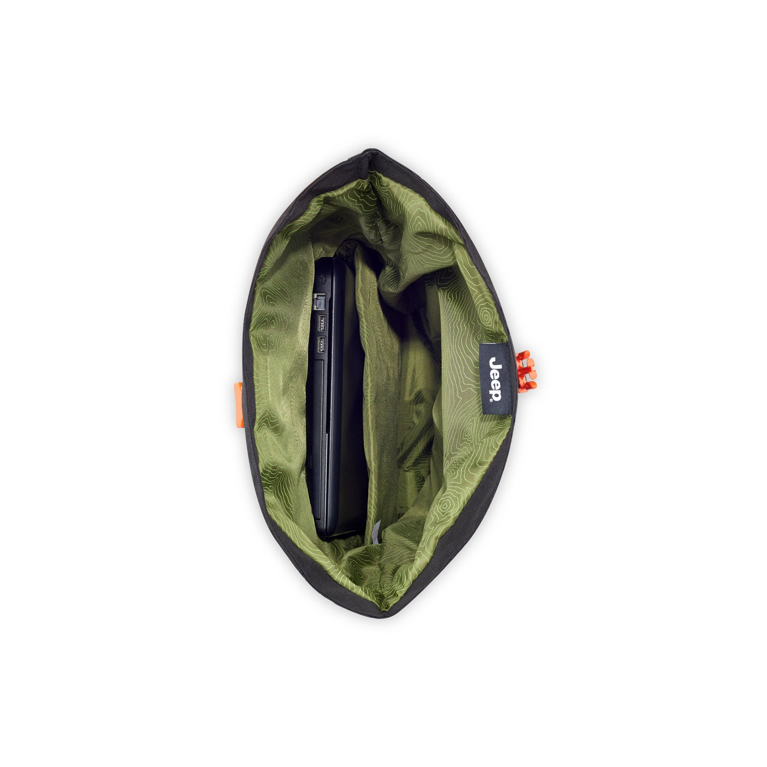 JS016D | Rolltop Rugzak 22L ZWART