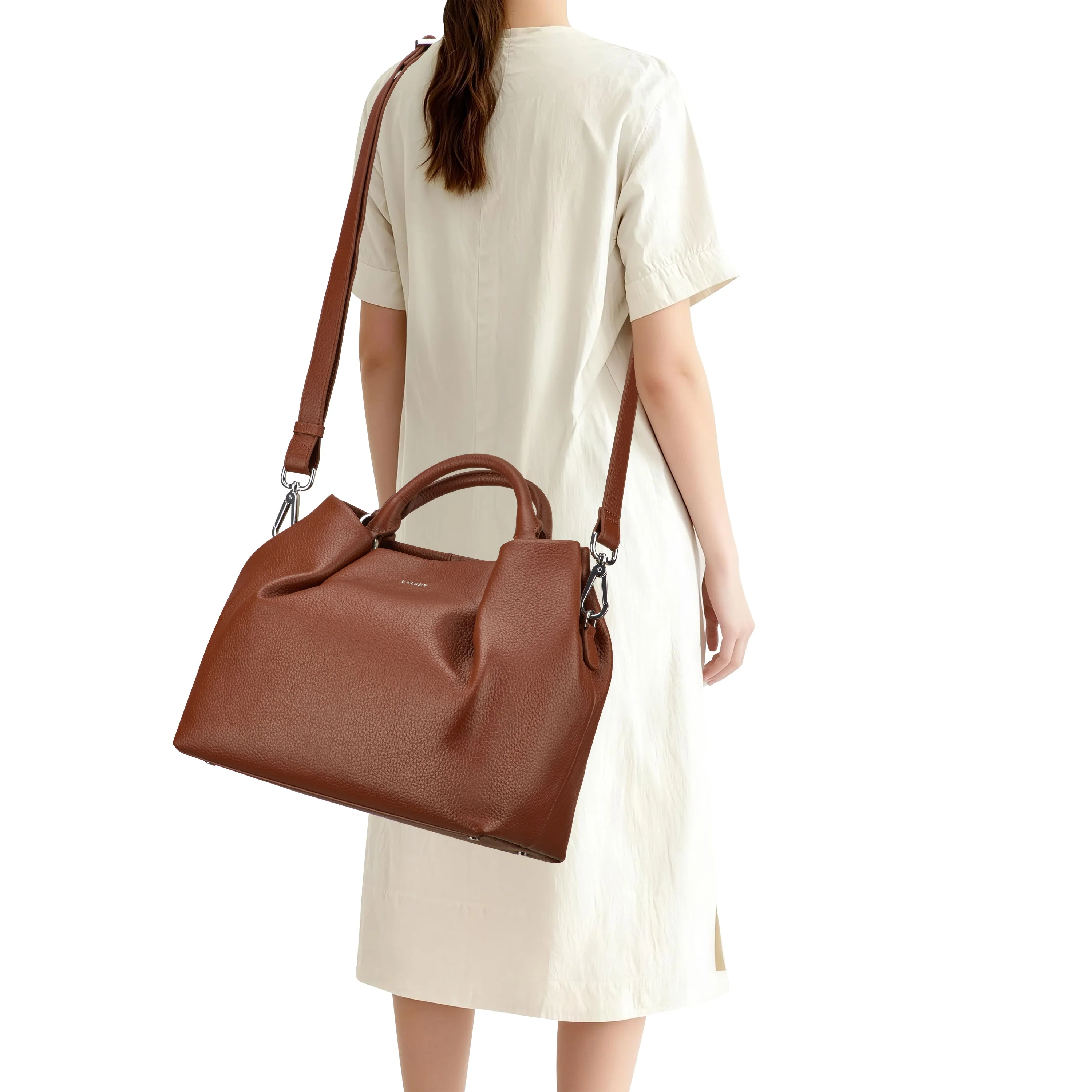 LE CUIR GRAINE | Handtas COGNAC