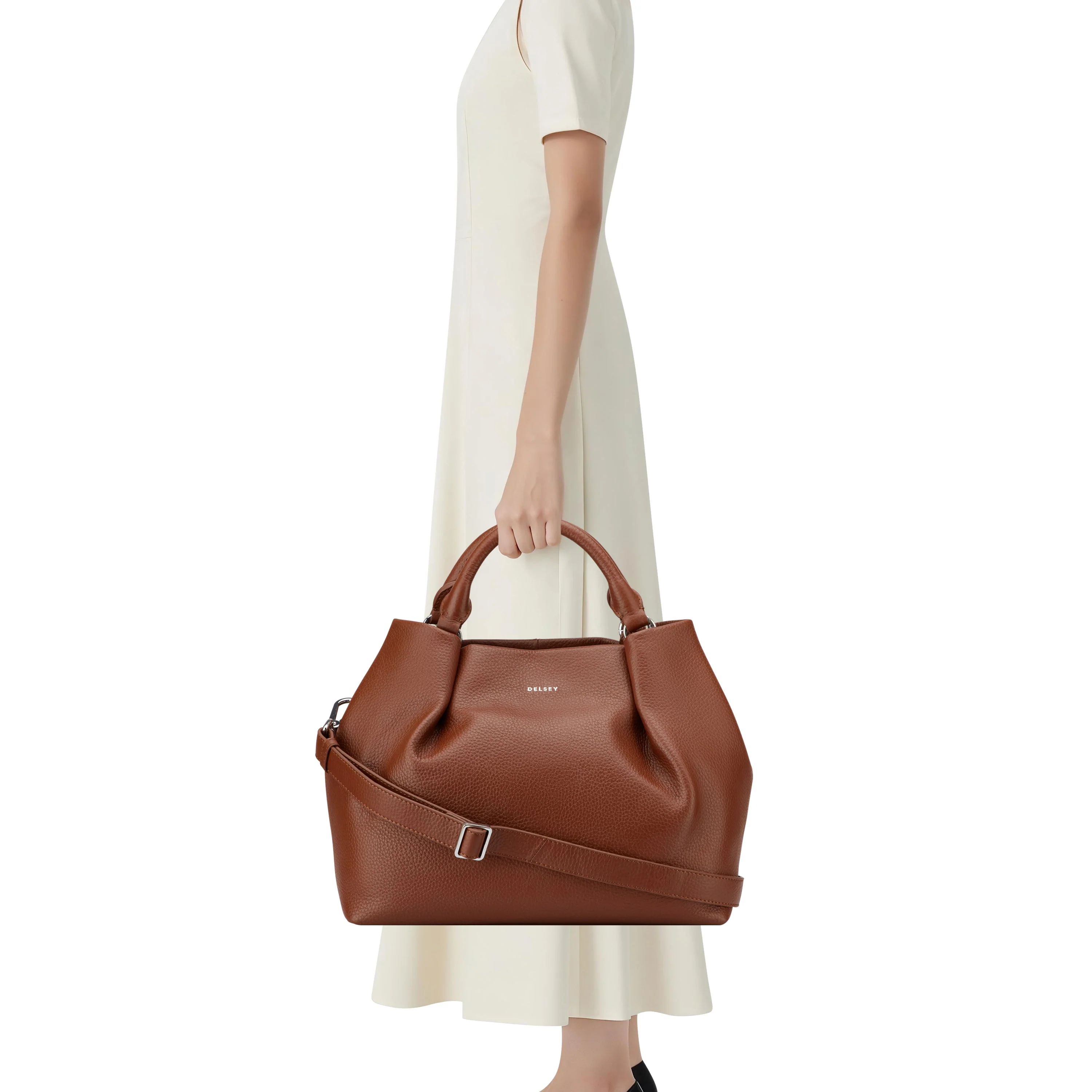 LE CUIR GRAINE | Handtas COGNAC