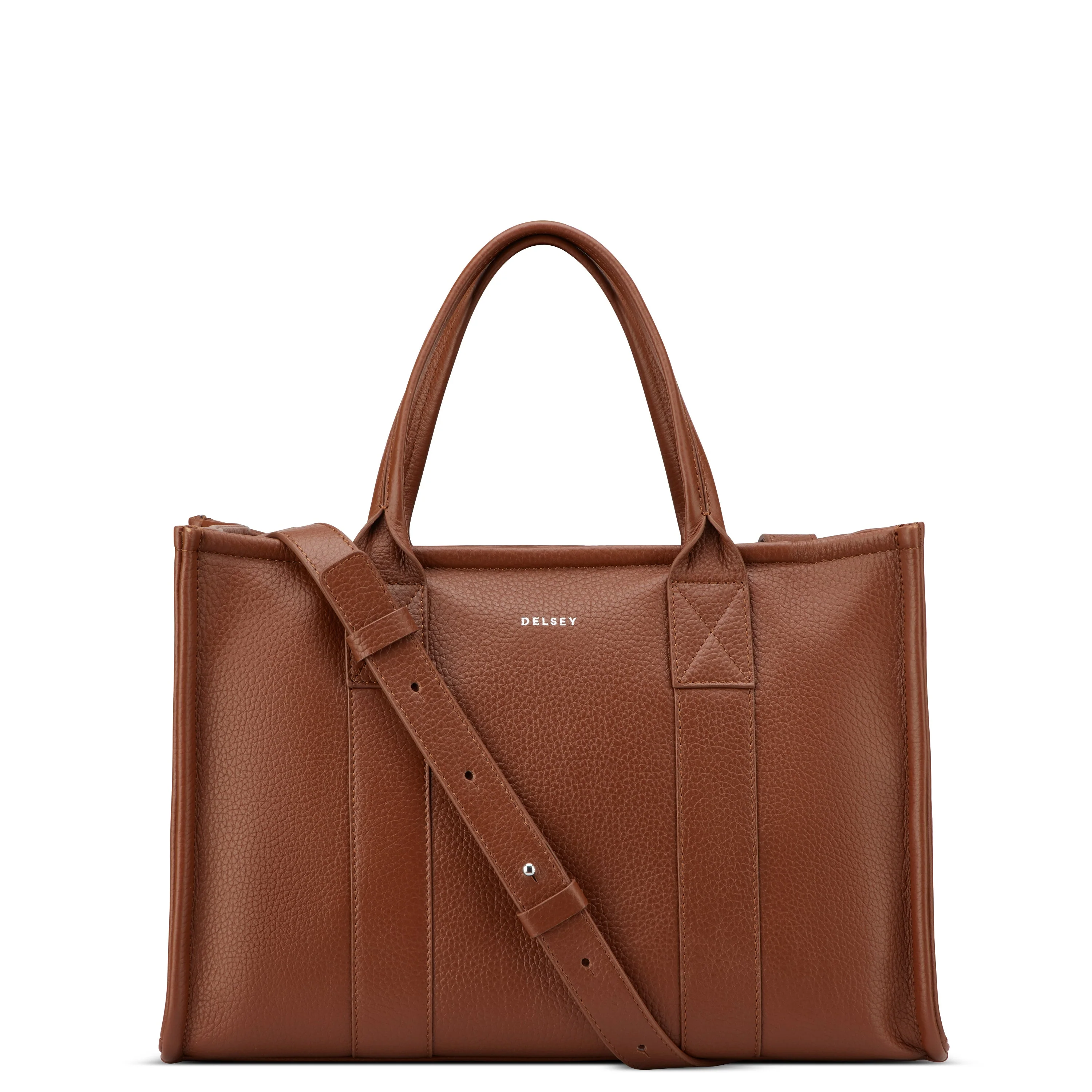 LE CUIR GRAINE | Handtas COGNAC