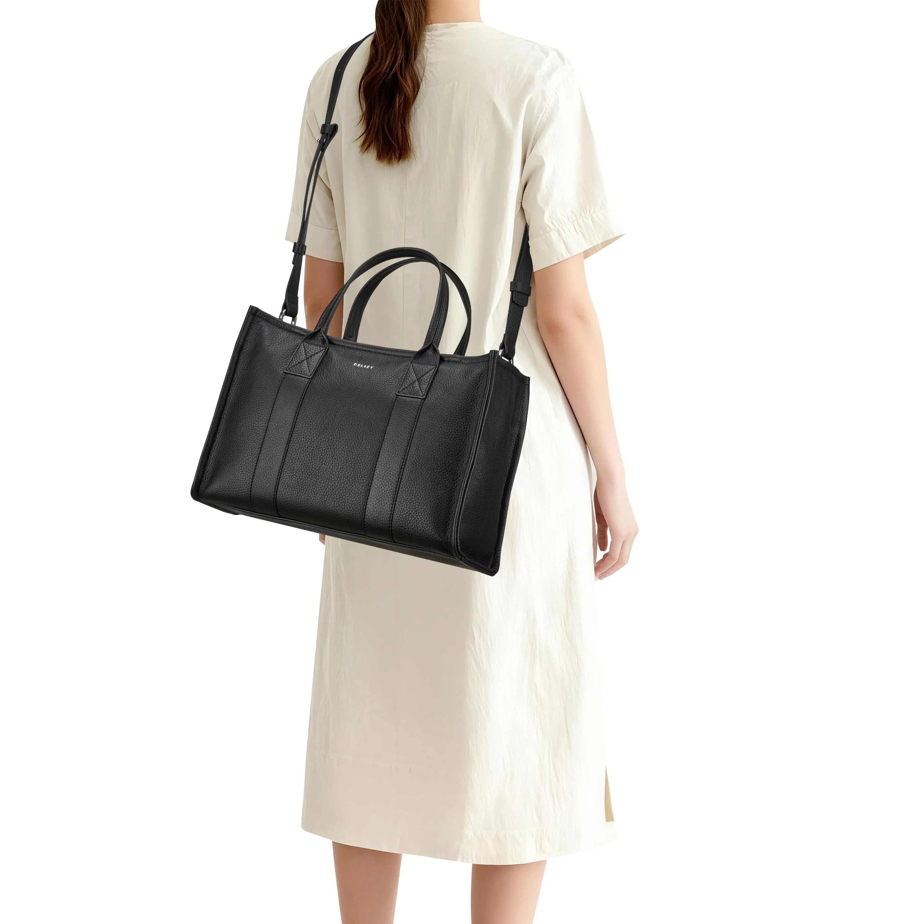 LE CUIR GRAINE | Handtas ZWART