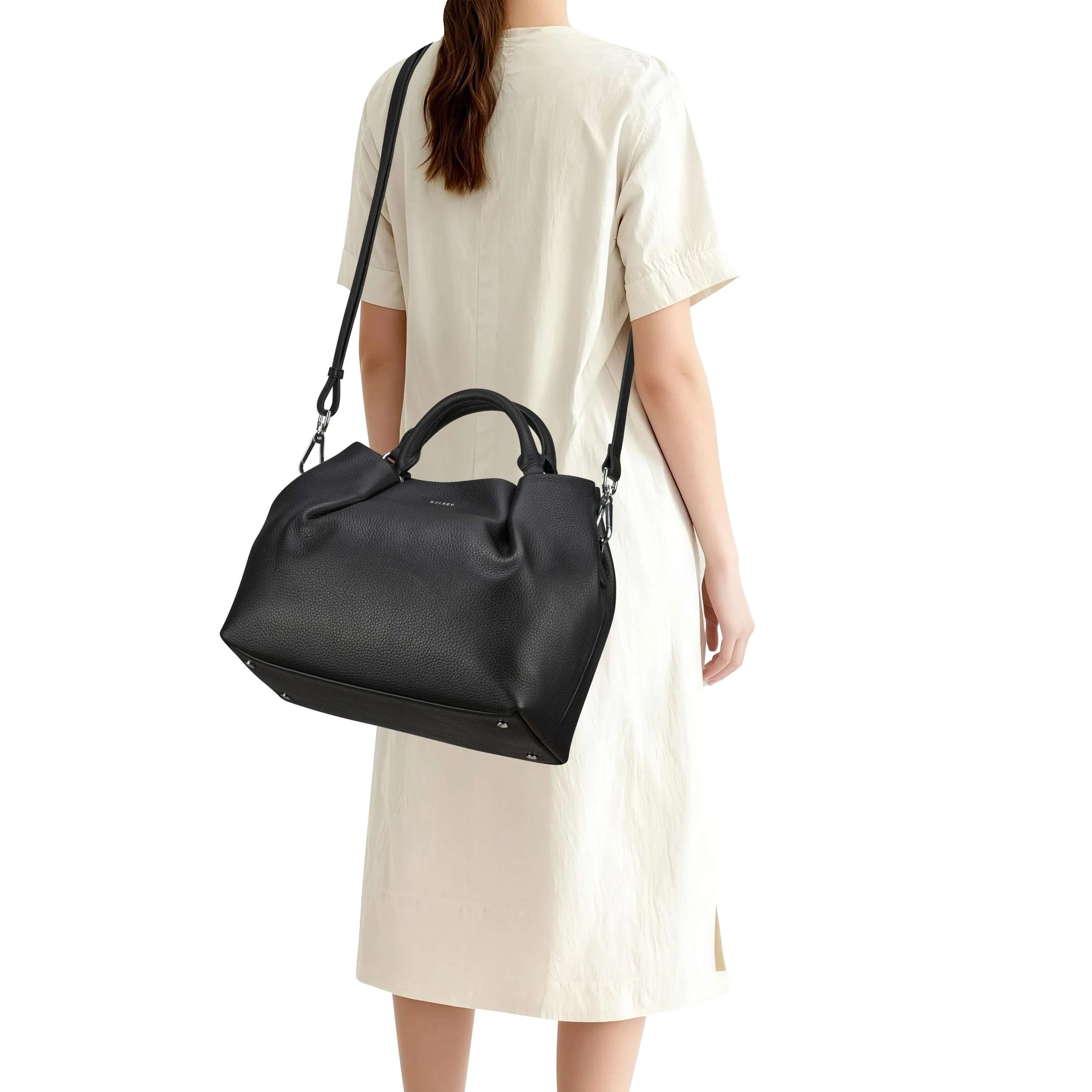 LE CUIR GRAINE | Handtas ZWART