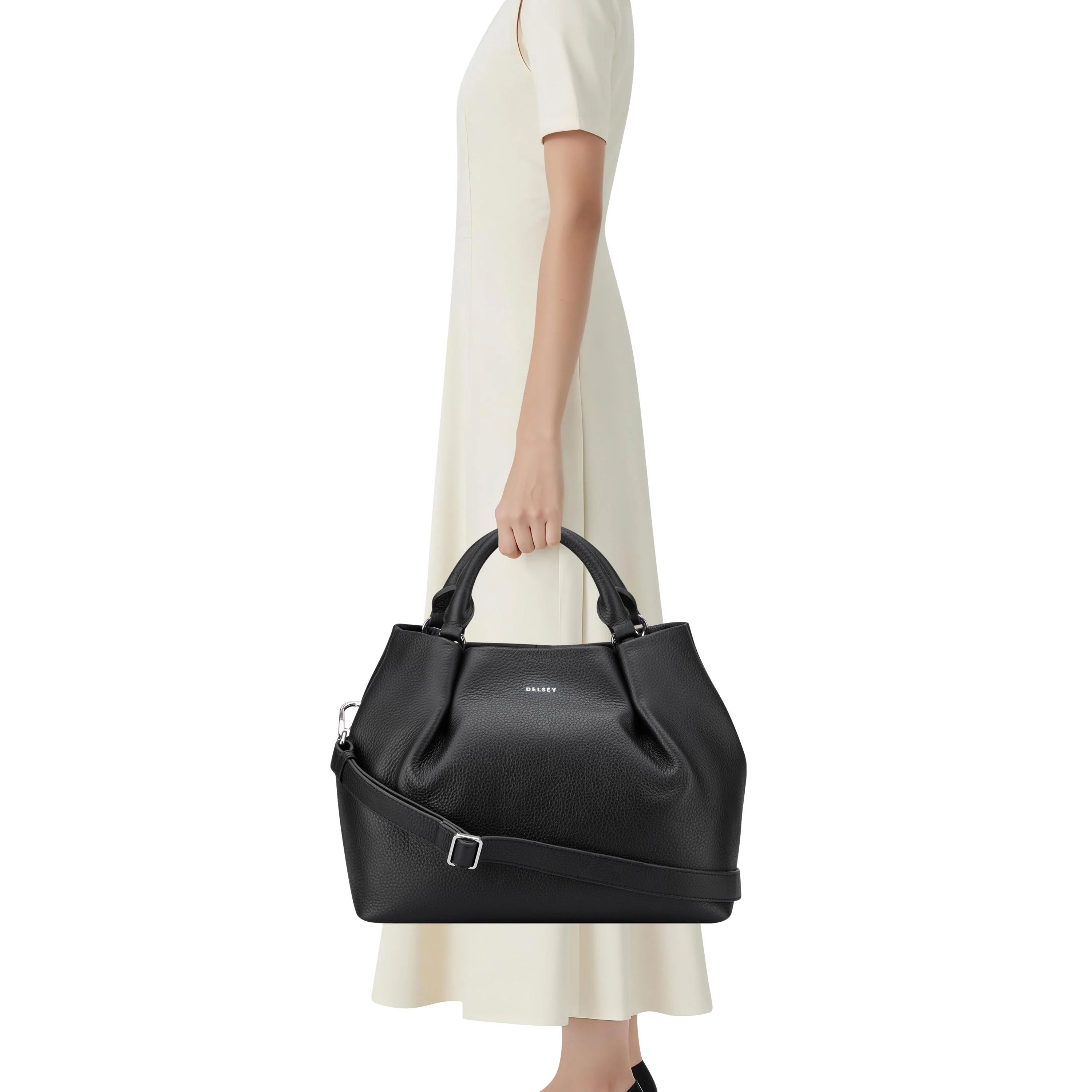 LE CUIR GRAINE | Handtas ZWART