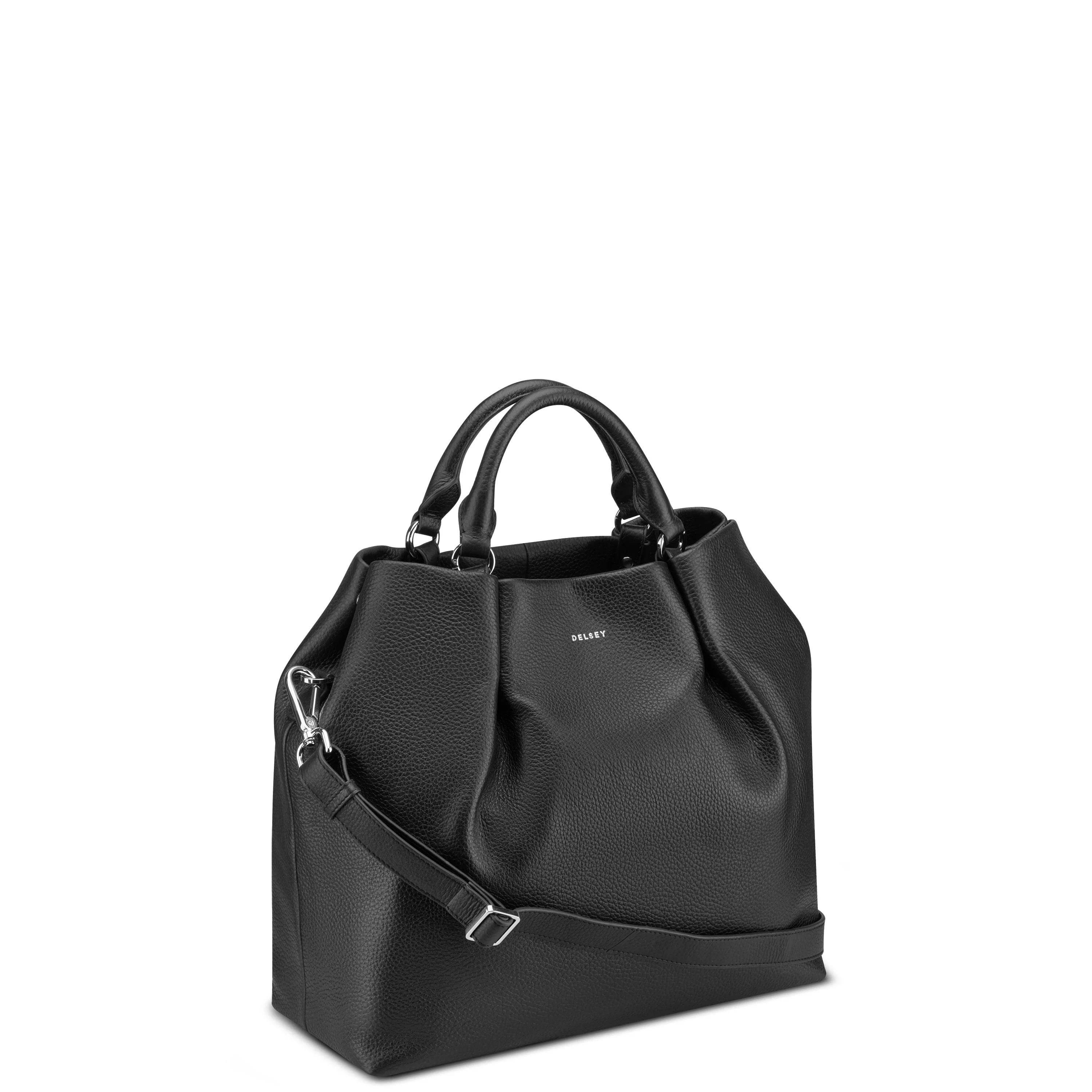 LE CUIR GRAINE | Handtas ZWART