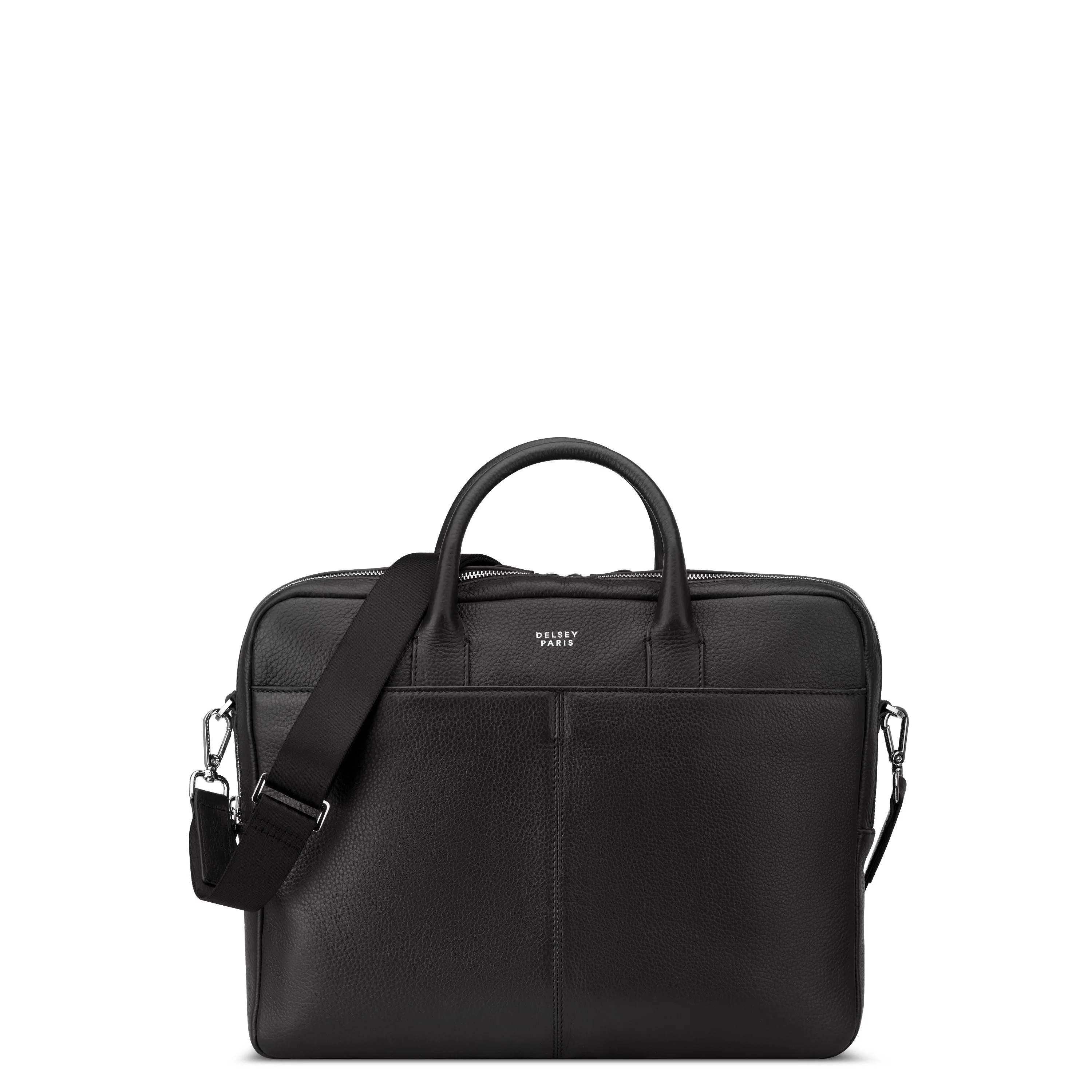 LE CUIR GRAINE | Laptoptas ZWART
